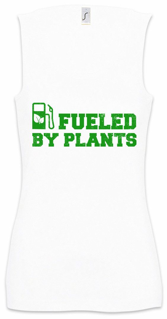 Urban Backwoods Tanktop Fueled By Plants Ärmelloses Damen T-Shirt Pflanzen Vegan Vegetables Vegetarianism Vegetarian Vegetarisch Vegetarier