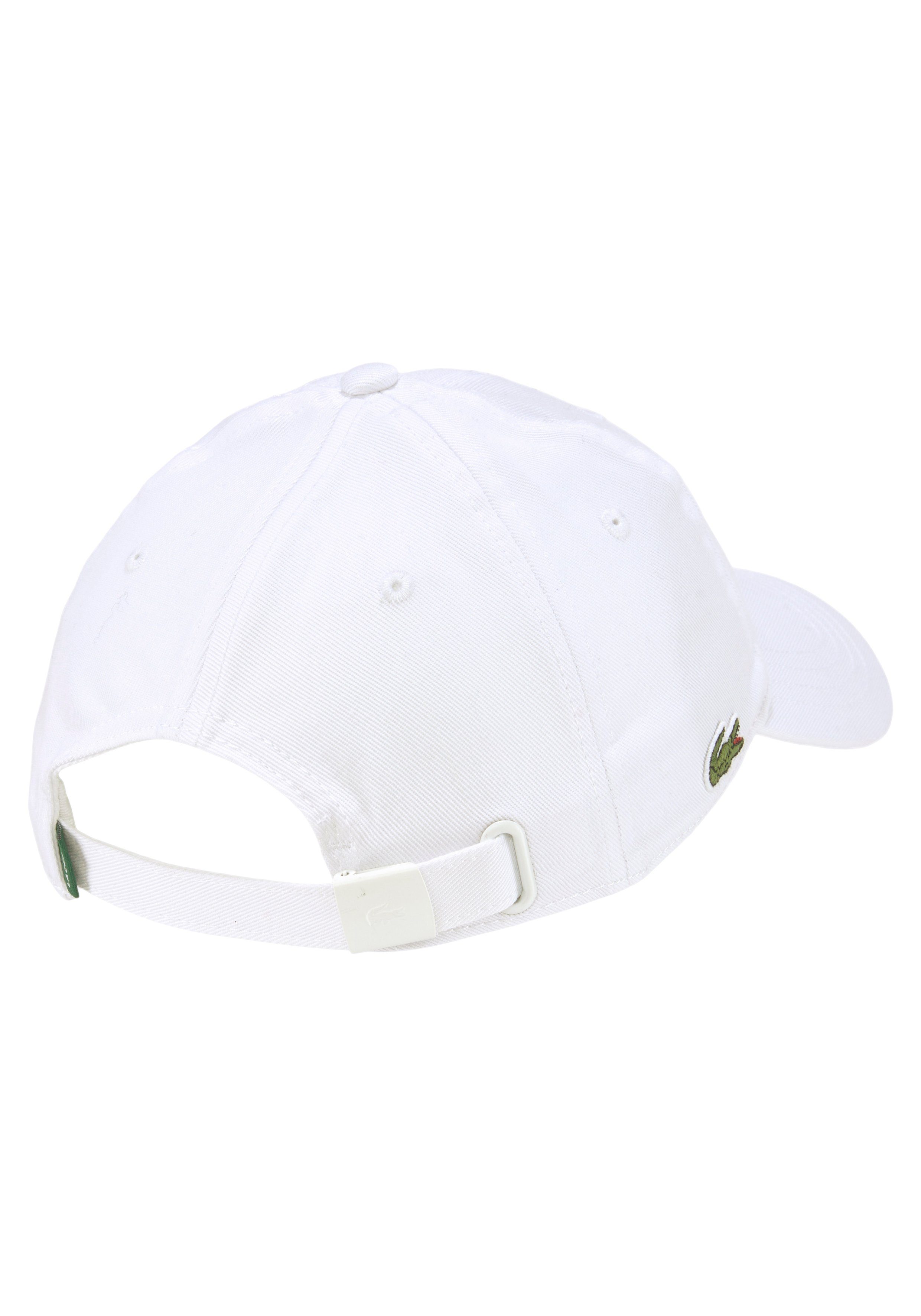 Lacoste Baseball Cap mit weiß Klemmverschluss