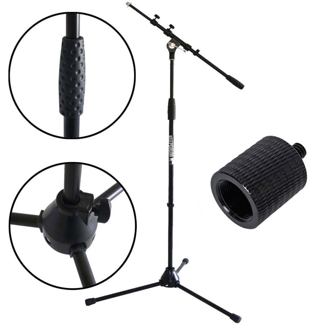 Mikrofonständer keepdrum MS106 BK Mikrofonständer mit SA Gewindeadapter