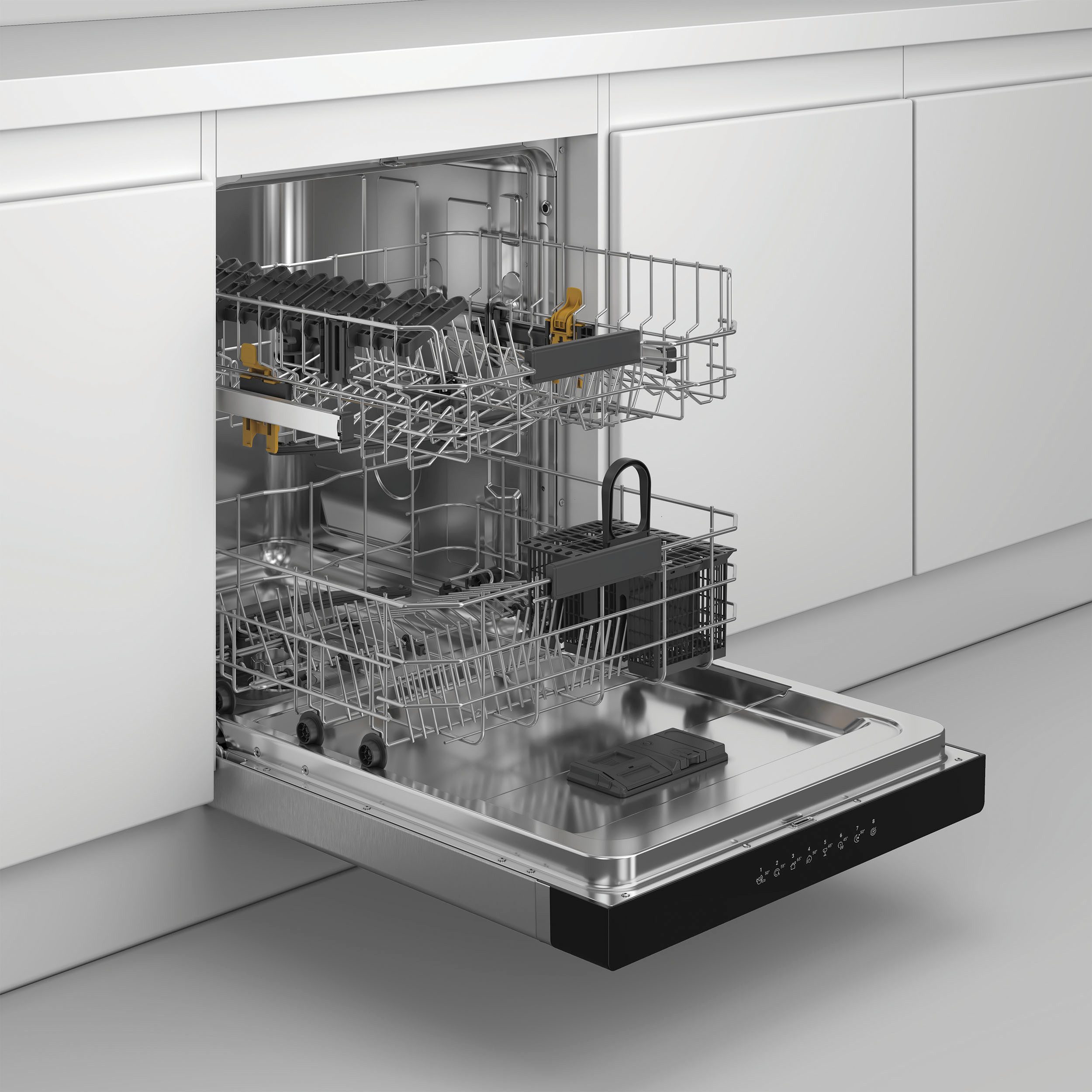 BAUKNECHT Unterbaugeschirrspüler OBUC Ecostar2 5320, 8,9 l, 14 Maßgedecke, ActiveDry – automatische Türöffnung für bessere Trocknungsergebnisse – Bild 3 von 5