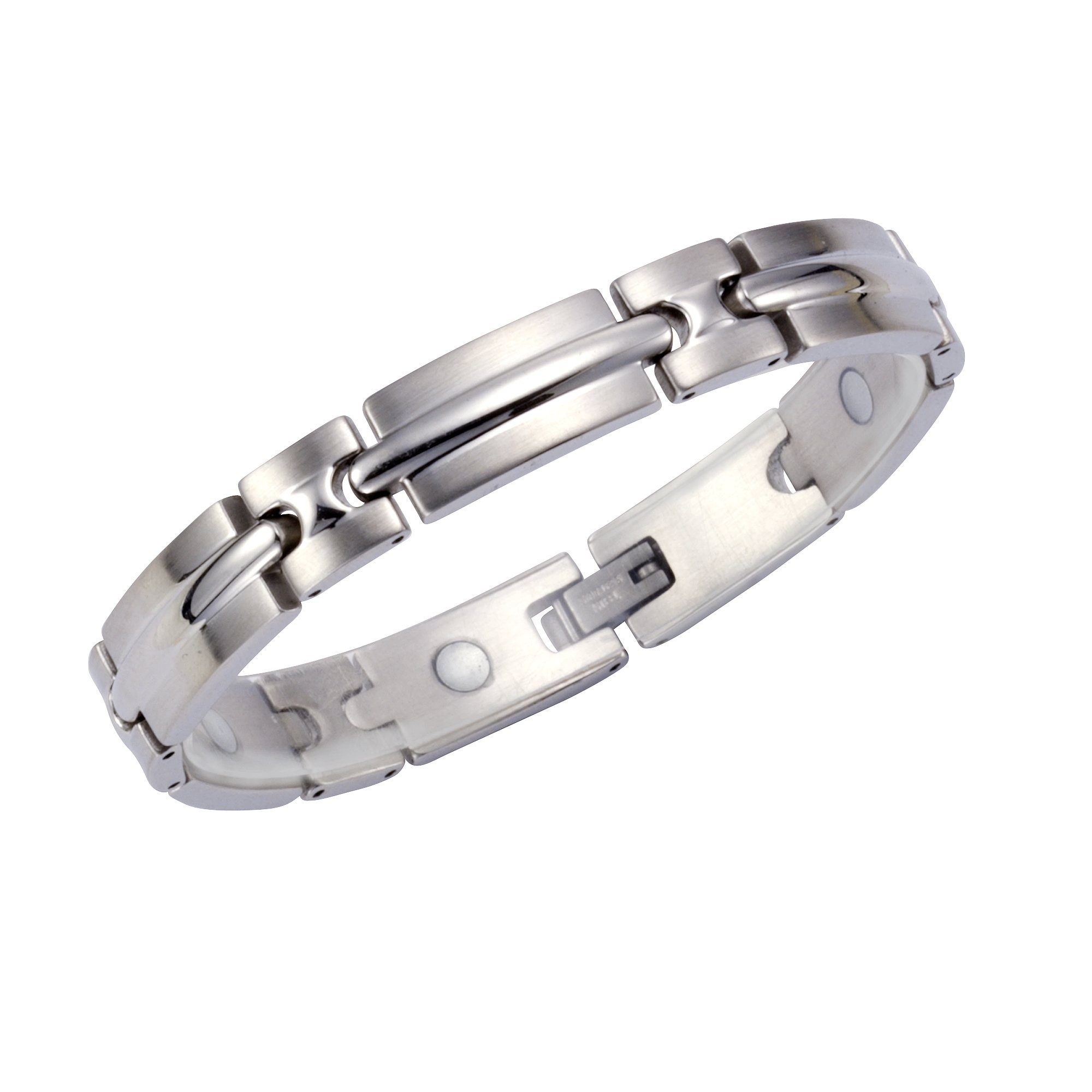 Zeeme Armband Edelstahl glanz matt 19cm günstig online kaufen