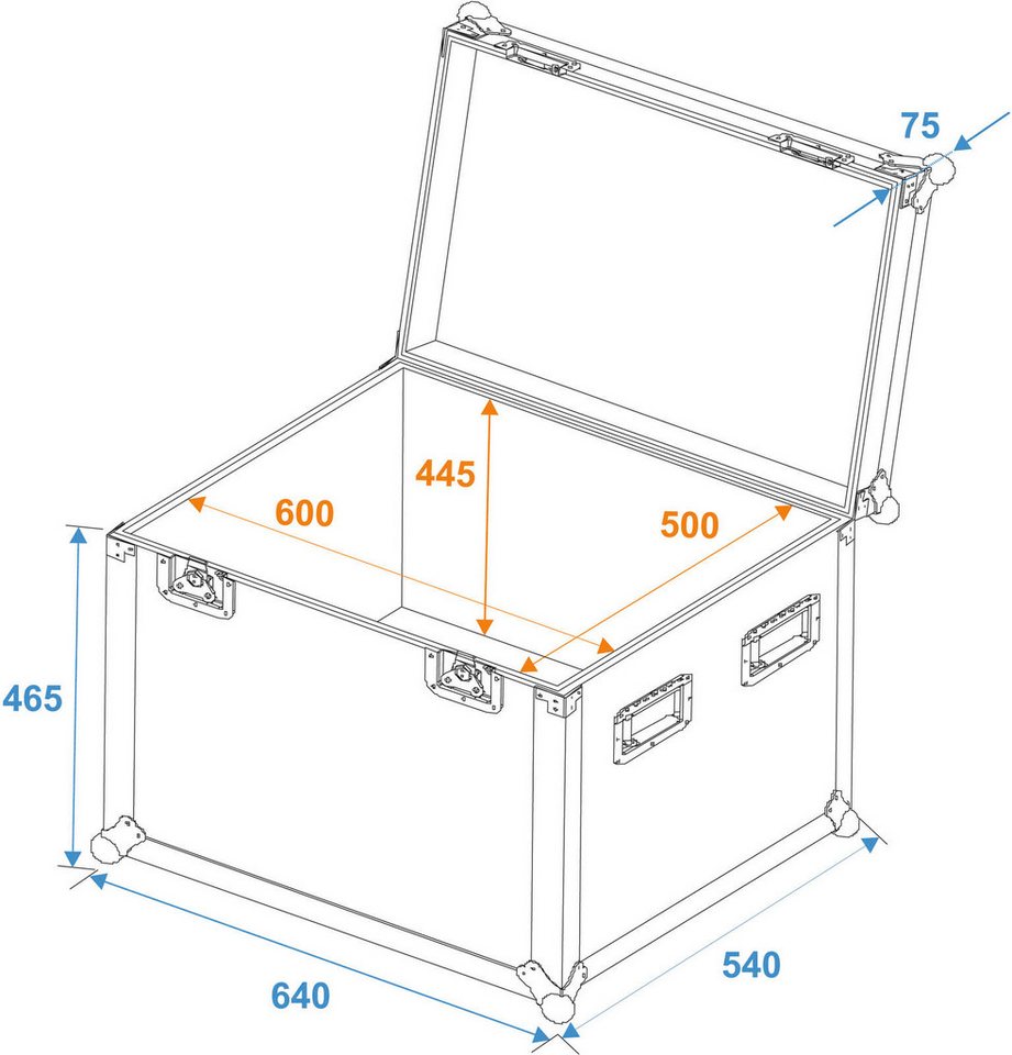 Thumbnail - Roadinger Transportbehälter ROADINGER Universal-Case Profi 60x50x50cm