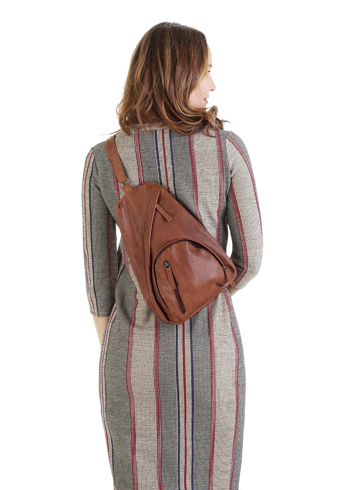 WouWou Umhängetasche, echt Leder günstig online kaufen