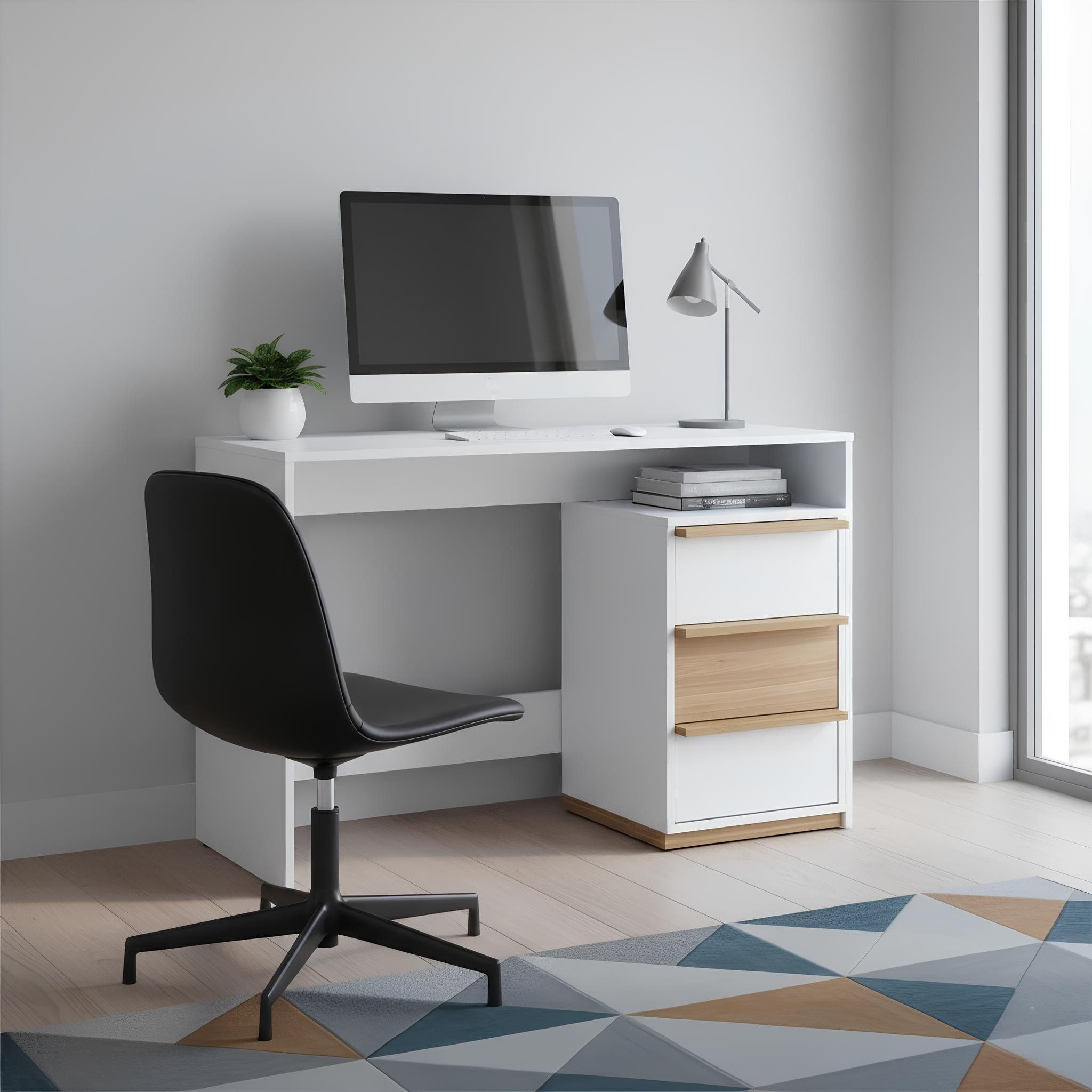 Xlmoebel Schreibtisch Luxuriöse Holz-Schreibtische mit exklusivem Design Sofort (Schreibtisch), Hergestellt in Europa