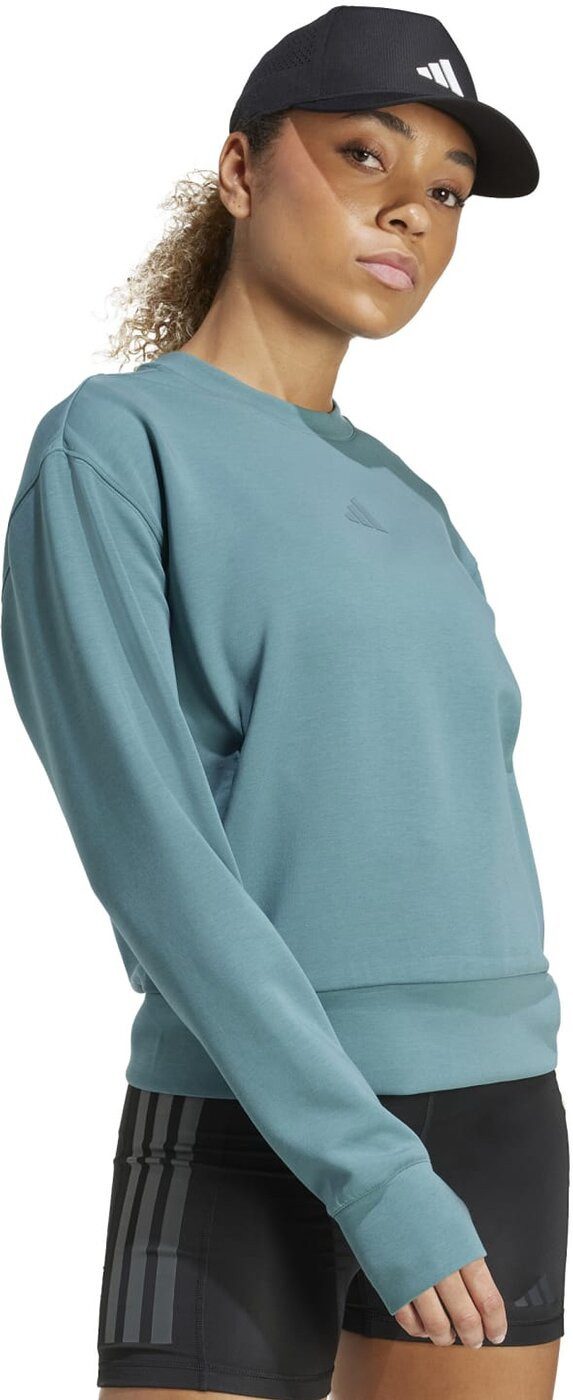 adidas Sportswear Sweatshirt Fitness Sweatshirt Damen D4T KNIT CREW PRETEA günstig online kaufen