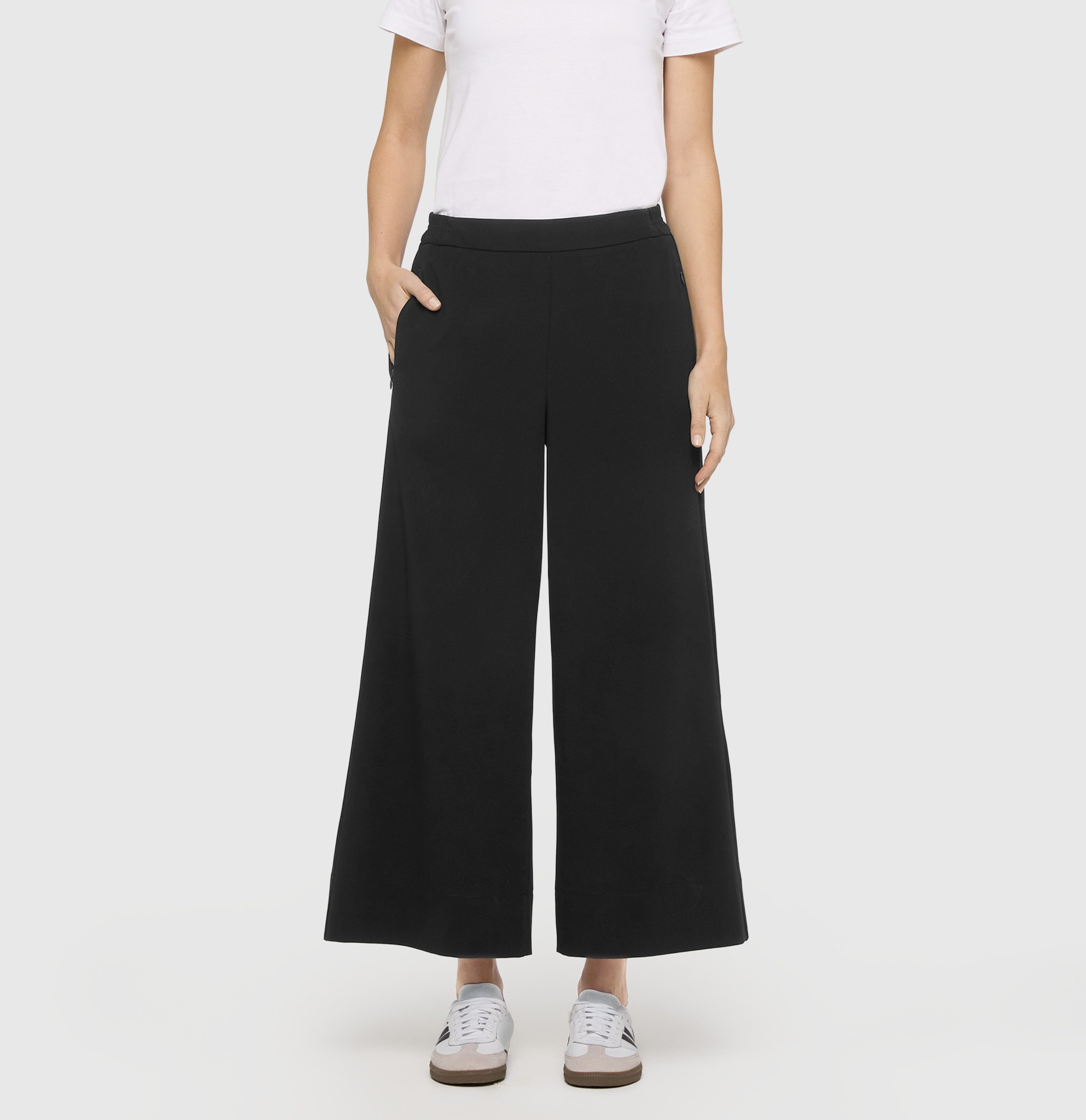 MAC Stretch-Hose CORALIE cropped Elastischer Bund, bequeme Passform