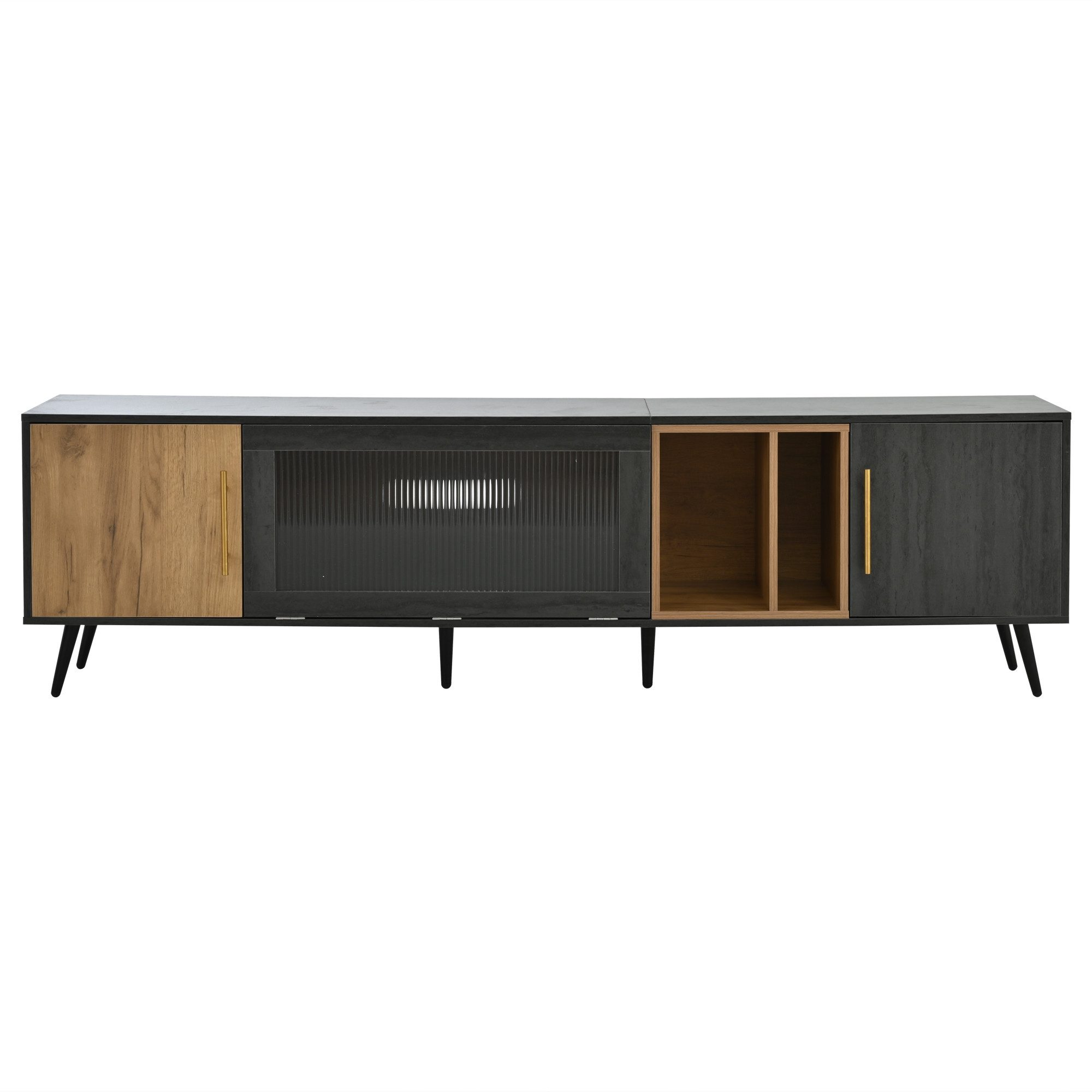 TV-Schrank Hochglanz 200cm Lowboard