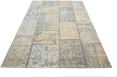 Teppich Patch, GALLERY M branded by Musterring, rechteckig, Höhe: 5 mm, Flachgewebe, Wohnzimmer