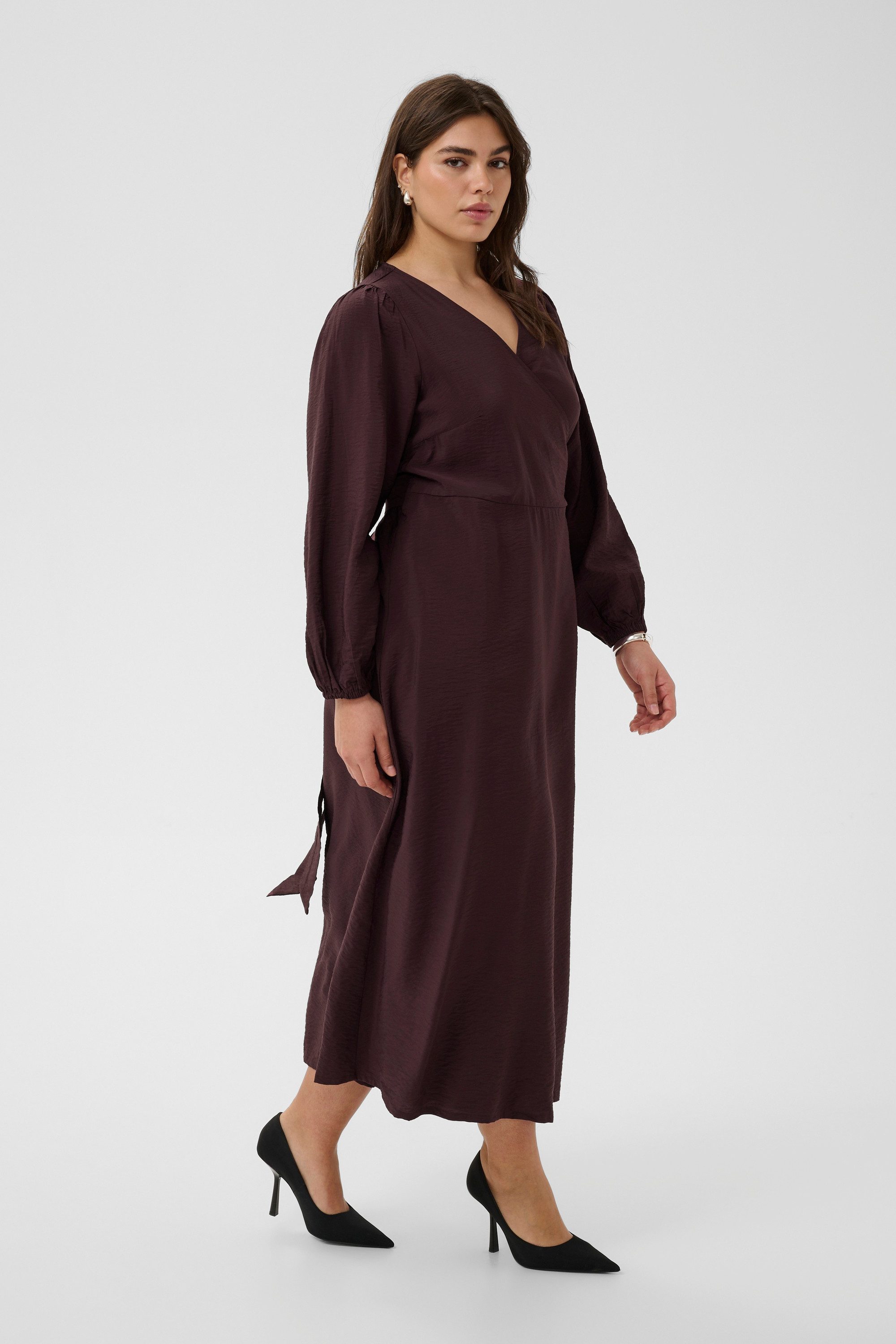 KAFFE Curve Blusenkleid Kleid KCruby Große Größen