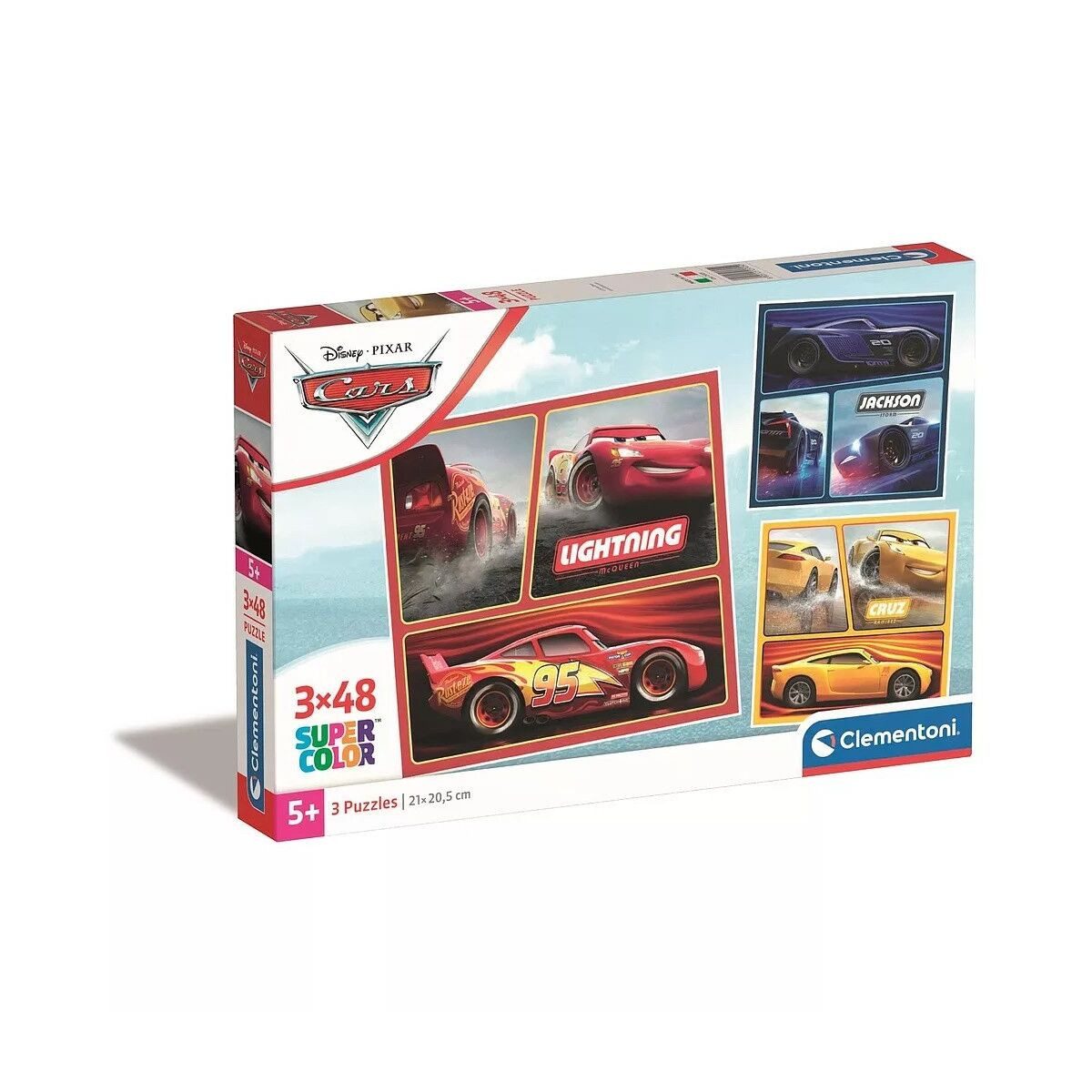 Clementoni® Lernspielzeug Disney Cars Rivals 3x48 Stück Puzzle Clementoni