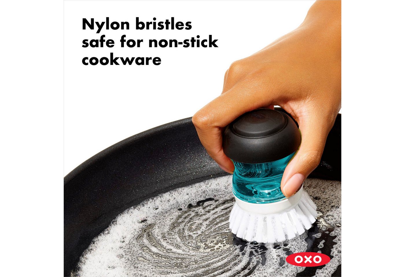 Thumbnail - OXO Good Grips Reinigungsbürste, mit Spülmittelspender und Halter