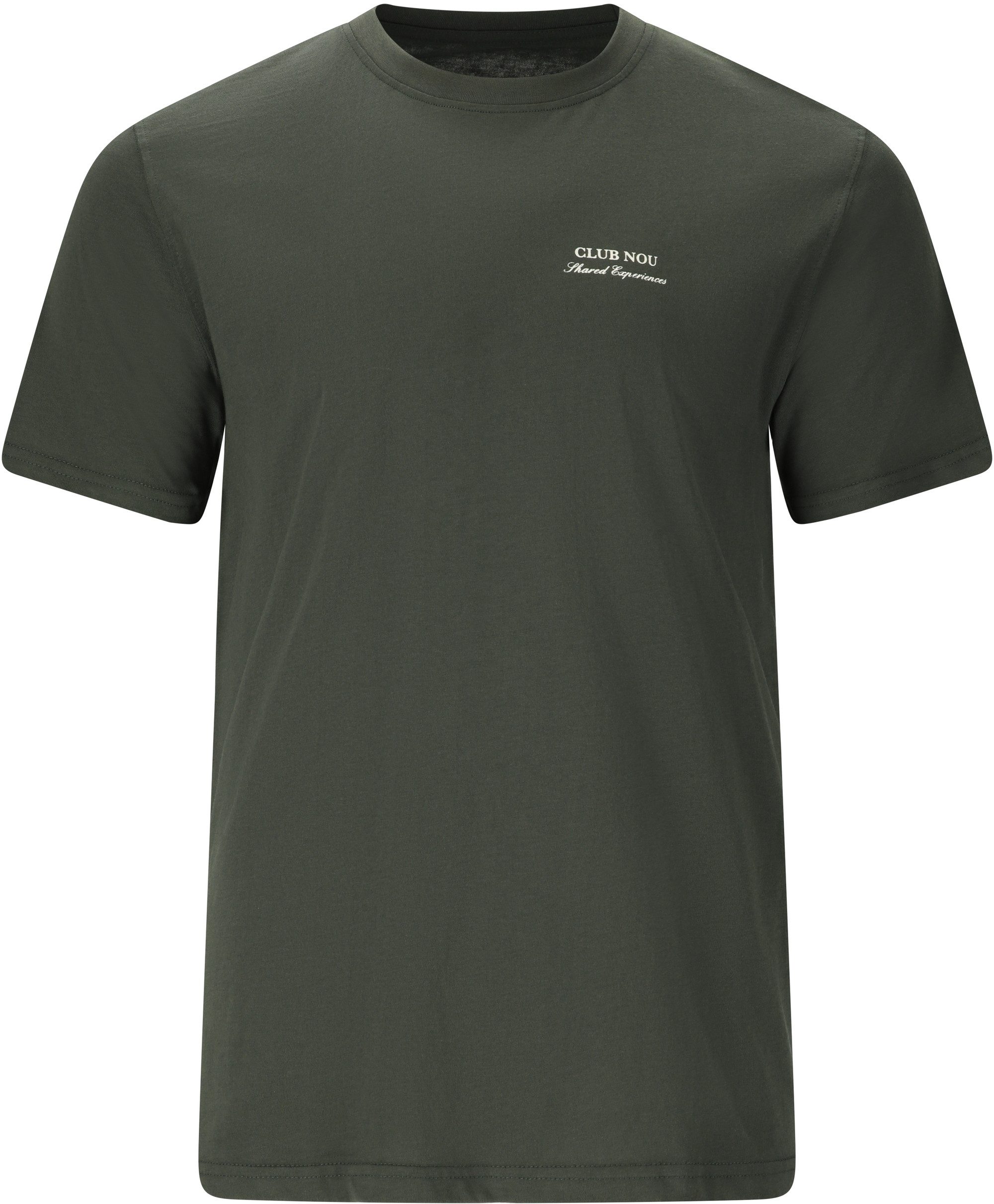 nou T-Shirt Blanck mit kleinem Print auf Brust