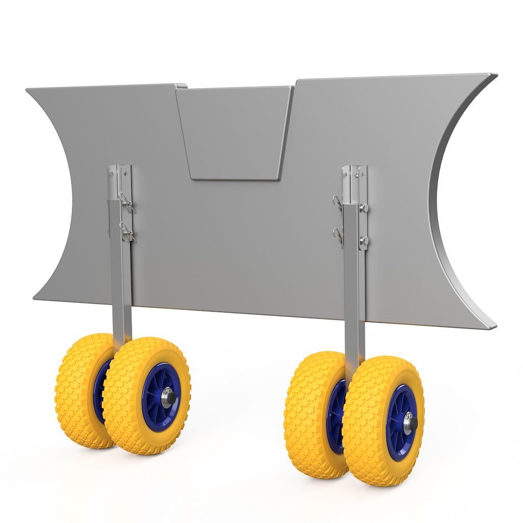 SUPROD Schlauchboot Heckräder Slipräder Transporträder Edelstahl EW200