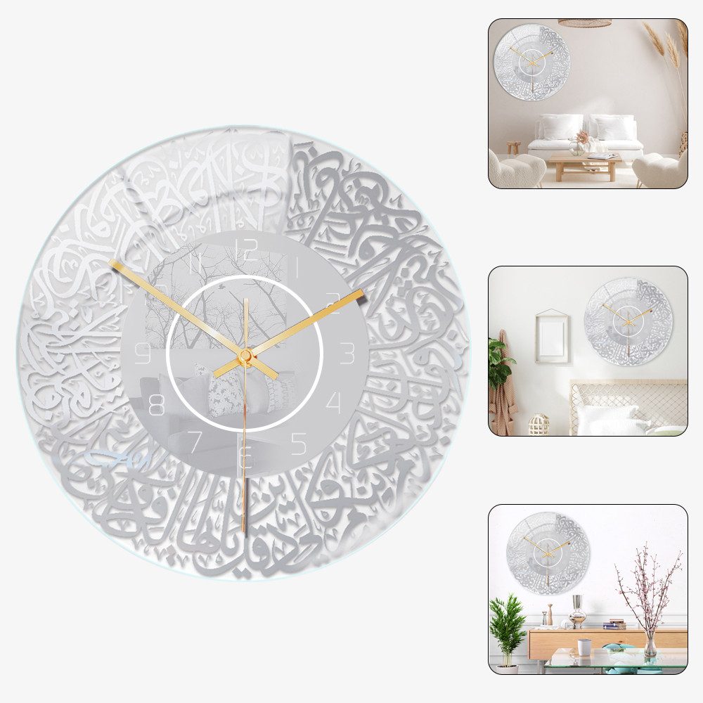 ZEUOPQ Wanduhr Wanduhr, geräuschloses Uhrwerk, Acrylmaterial, günstig online kaufen