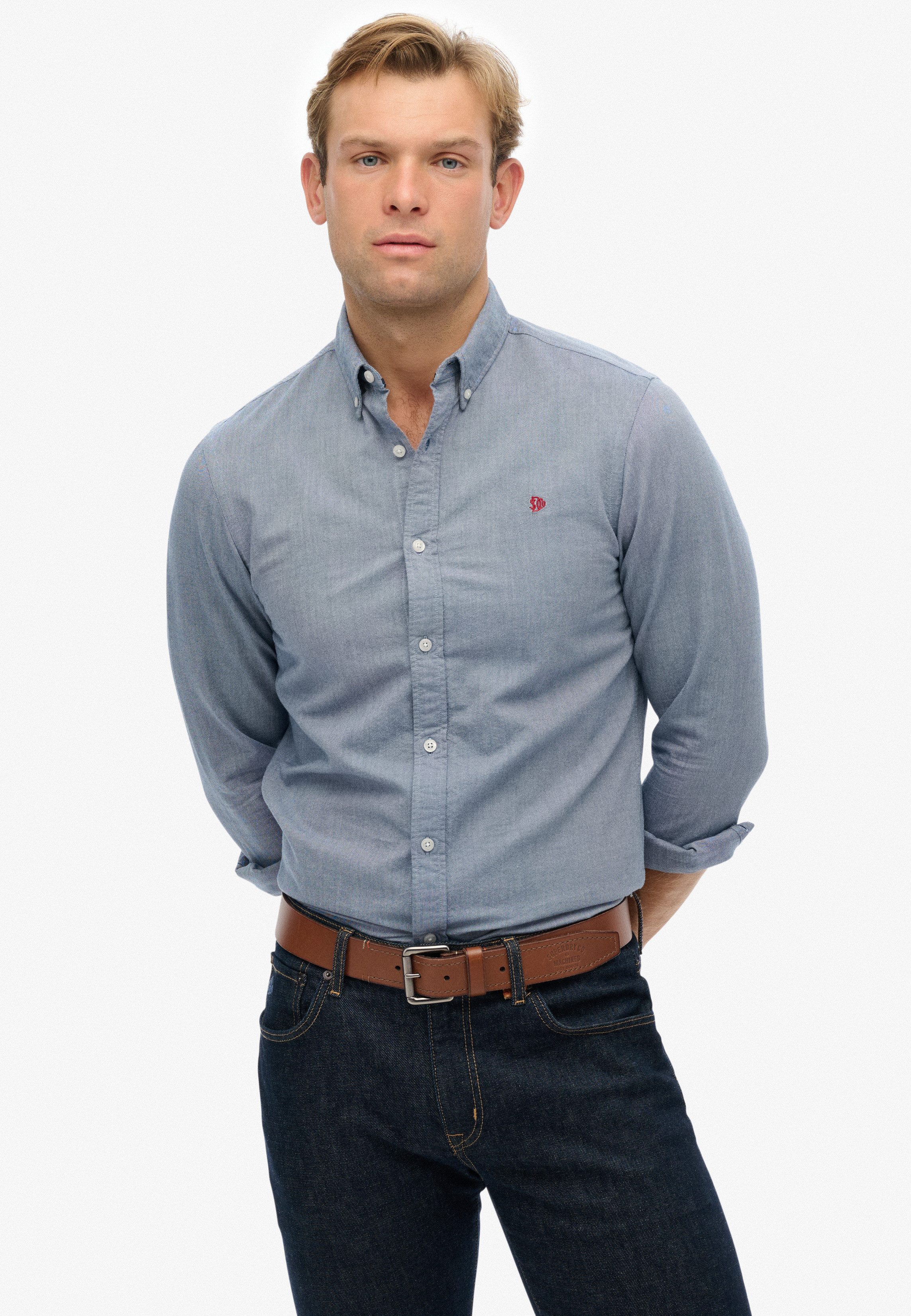 Superdry Langarmhemd CLASSIC OXFORD L/S SHIRT günstig online kaufen