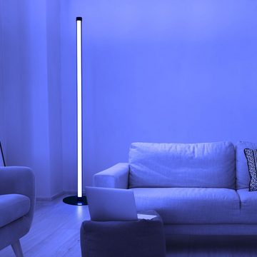 etc-shop LED Stehlampe, Warmweiß, Neutralweiß, Stehleuchte LED Wohnzimmer Stehleuchte mit Fernbedienung