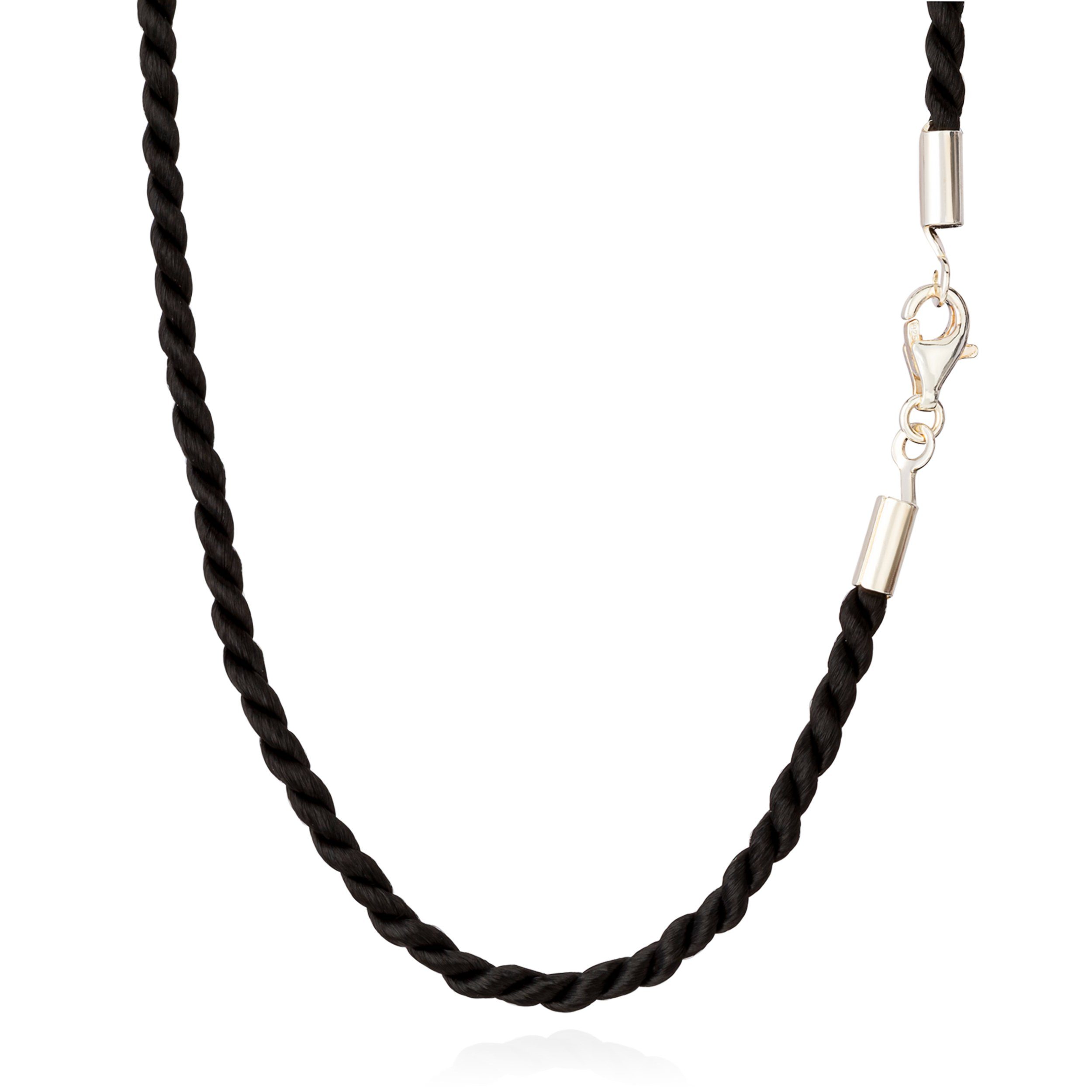 NKlaus Silberkette 925 Sterling Silber Kette Schnur 55cm 2,20mm Breit (1 St günstig online kaufen