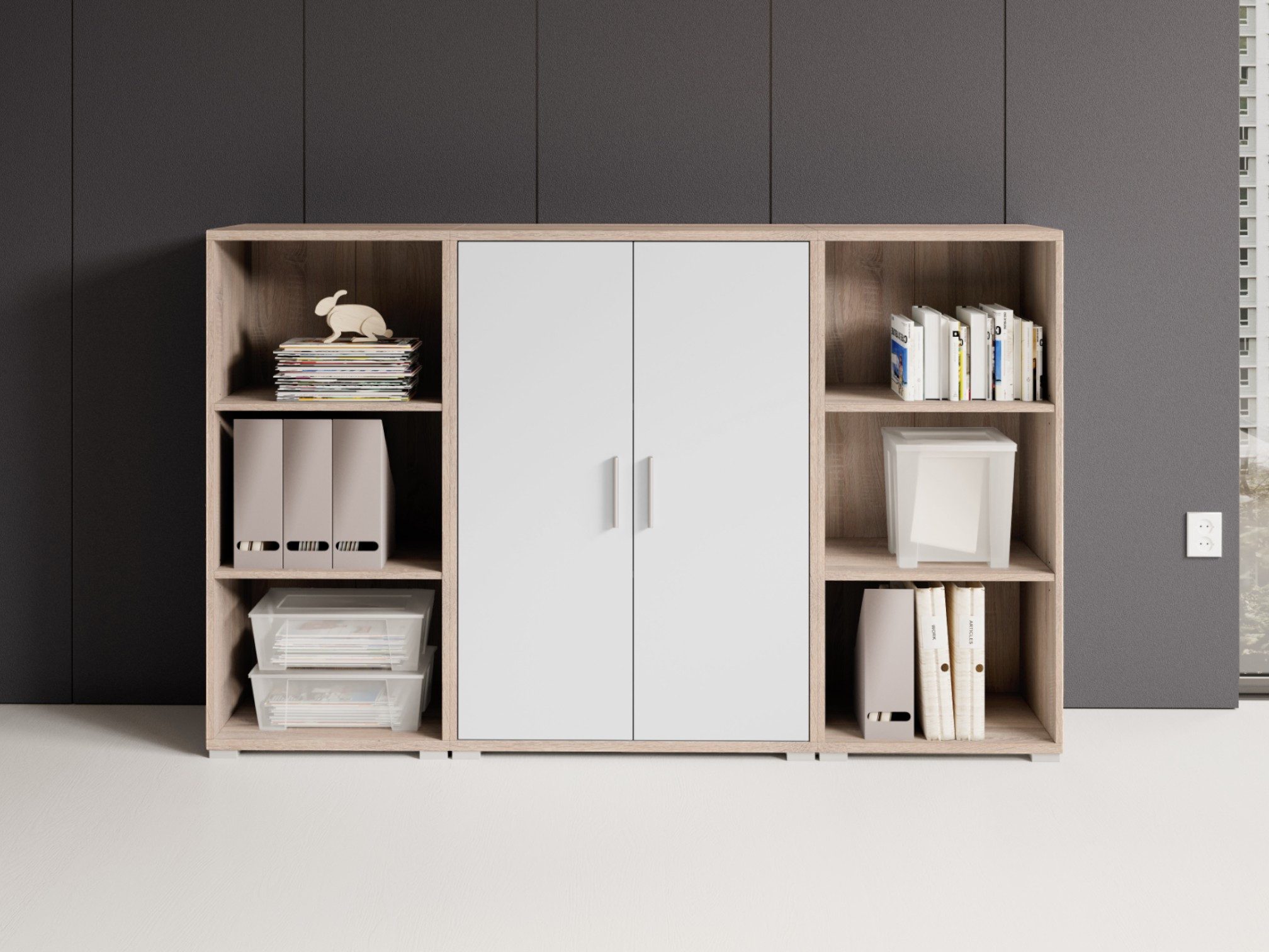 moebel-dich-auf Aktenschrank Highboard OFFICE LINE (Büroschrank, günstig online kaufen