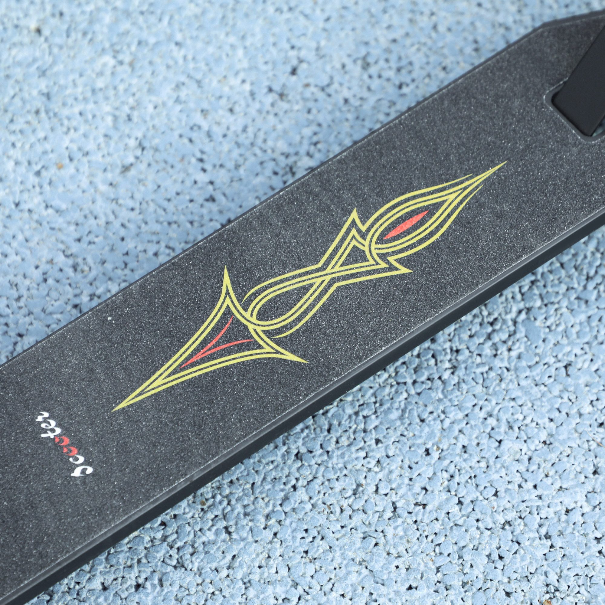 HOMCOM Stuntscooter mit ABEC 9 Kugellagern, 100 mm Kunstleder Räder, 0 km/h, (Roller, 1 tlg., Stuntroller), Alu, Gold 68 x 47,2 x 86 cm