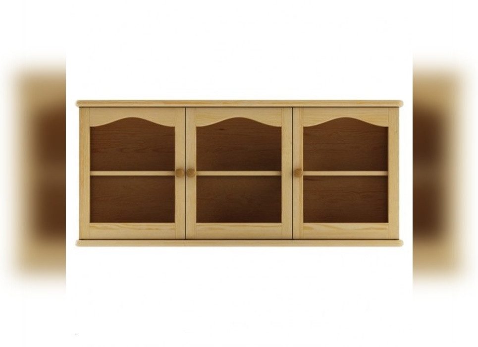 Xlmoebel Hängeschrank Hängender Schrank aus Vollholz für Küche und Bad, Echtholz-Möbel (1-St., Wandschrank) Hergestellt in Europa