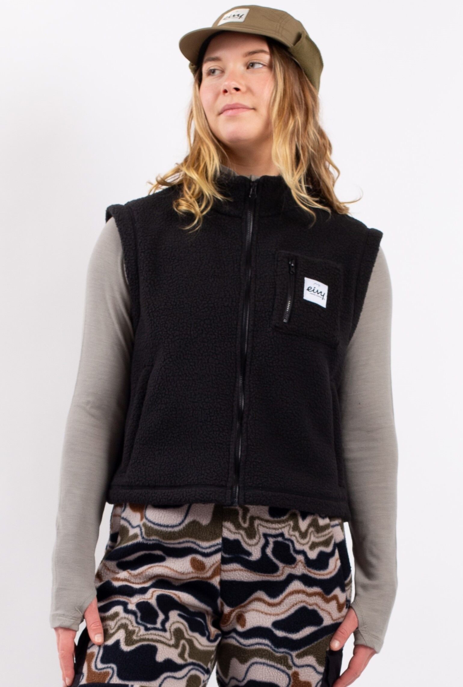 Eivy Fleeceweste mit Stehkragen günstig online kaufen