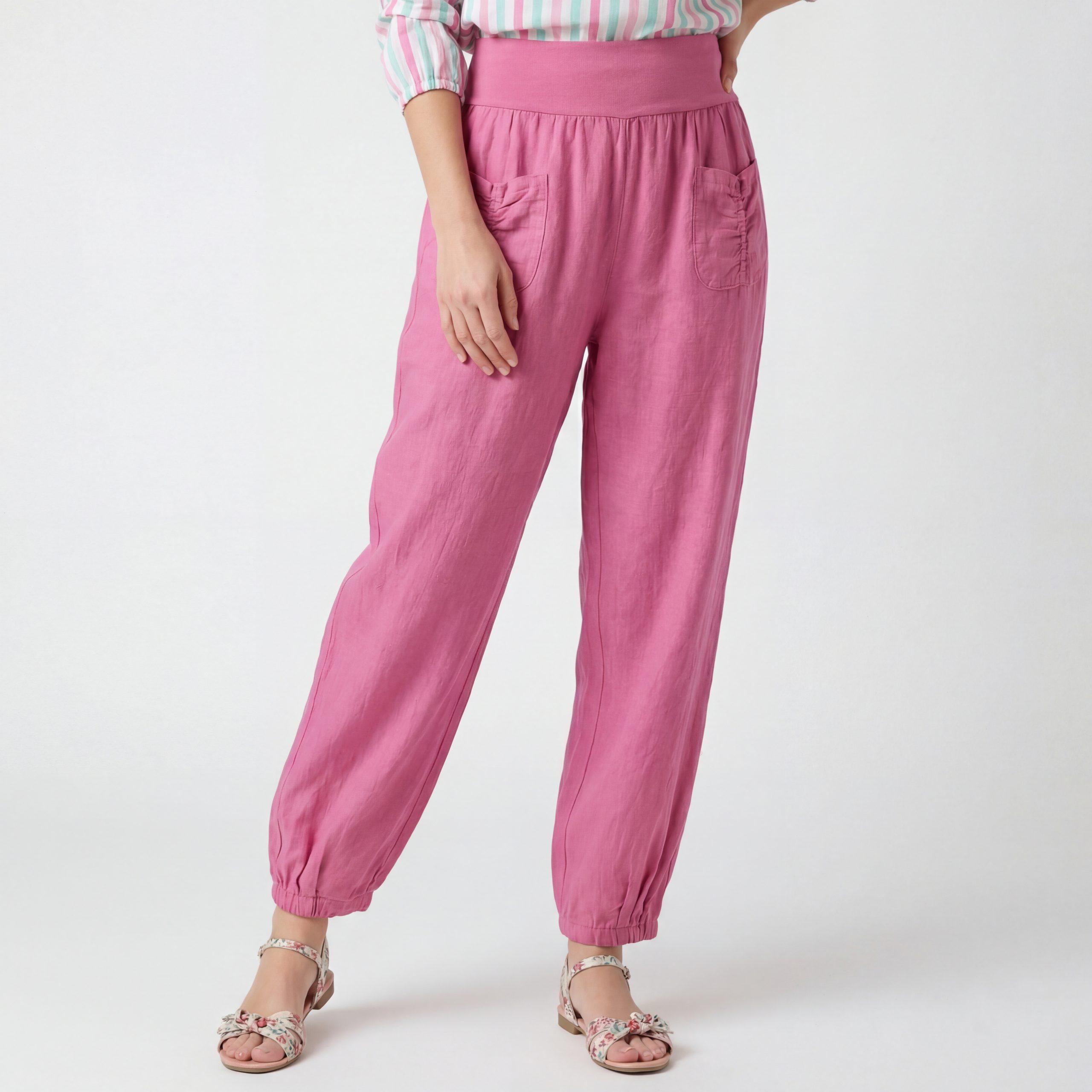 OriginalYou Leinenhose Sommerliche Leinen Pumphose luftig leichte Schlupfho günstig online kaufen