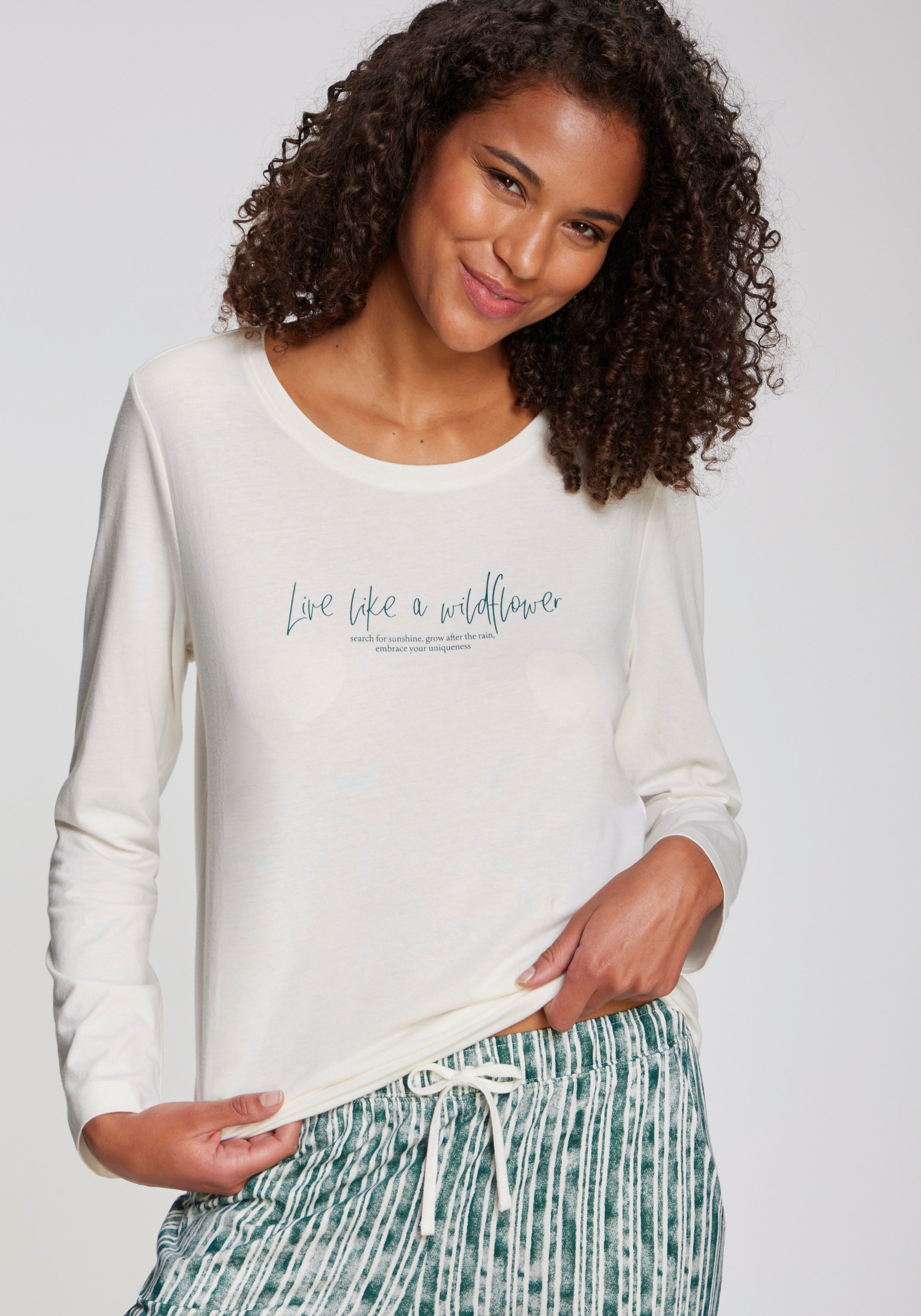 Vivance Dreams by Lascana Pyjama (Set, 2 tlg) Mit schönem Muster – Bild 3 von 5