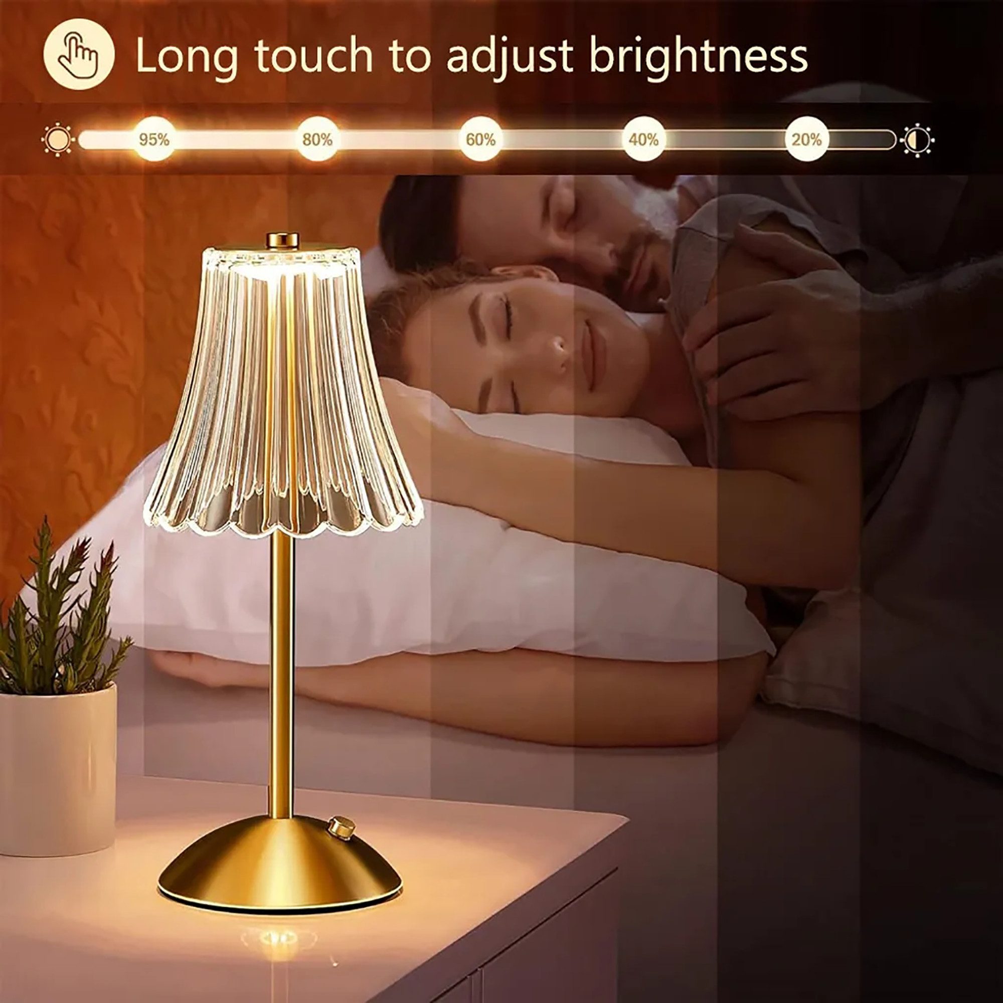 OYLCDI LED Nachttischlampe Tischlampe Kabellos,LED Tischlampe günstig online kaufen