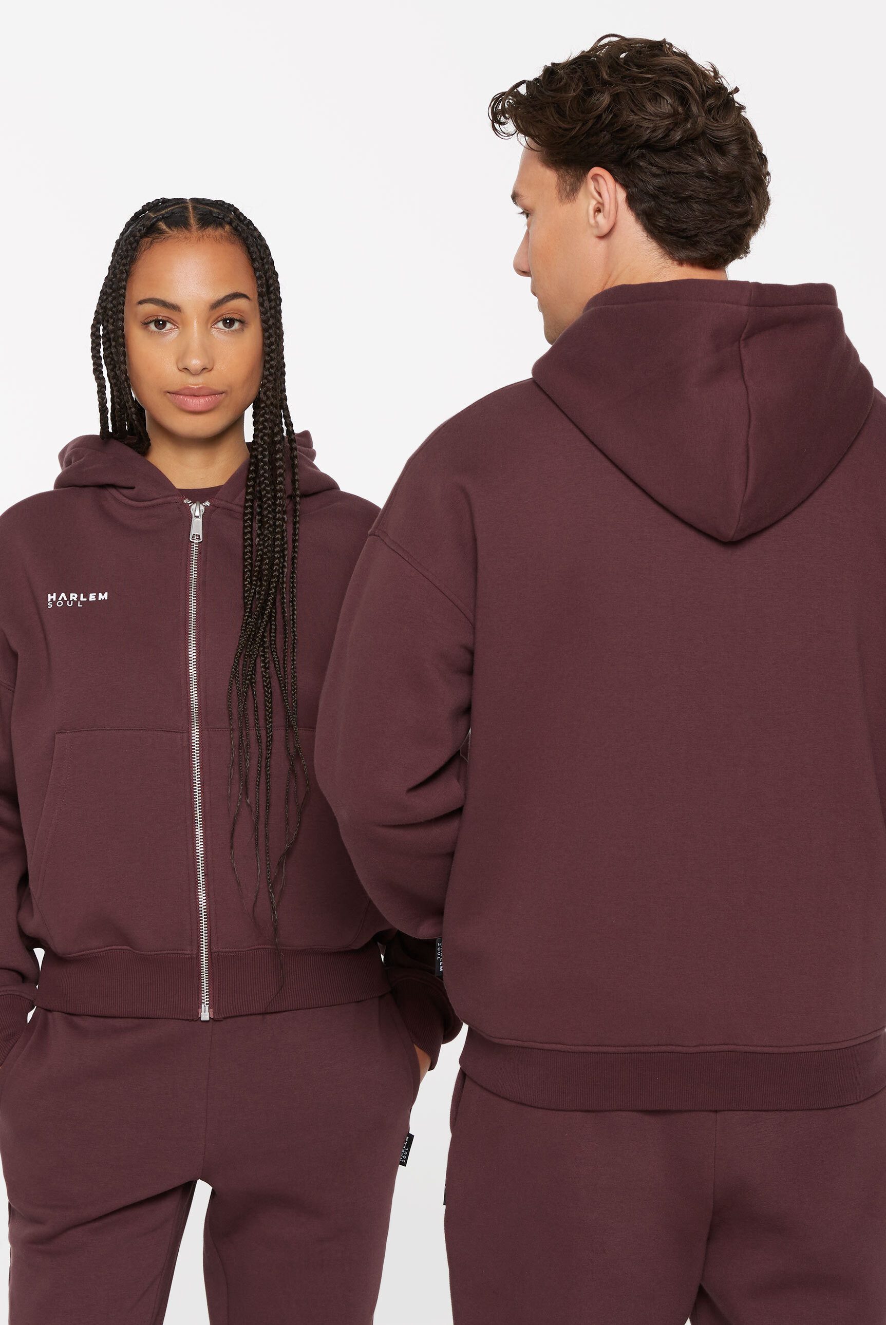 Harlem Soul Kapuzensweatjacke mit weicher Innenseite günstig online kaufen