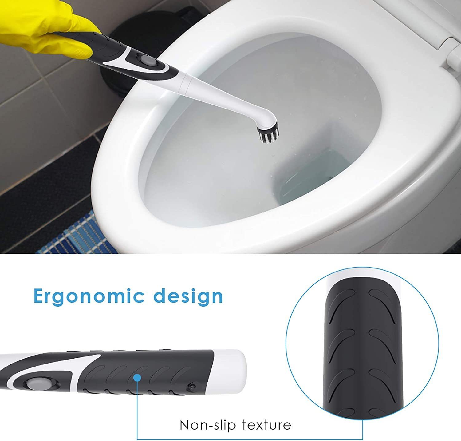 Jormftte WC-Reinigungsbürste Elektrische Reinigung