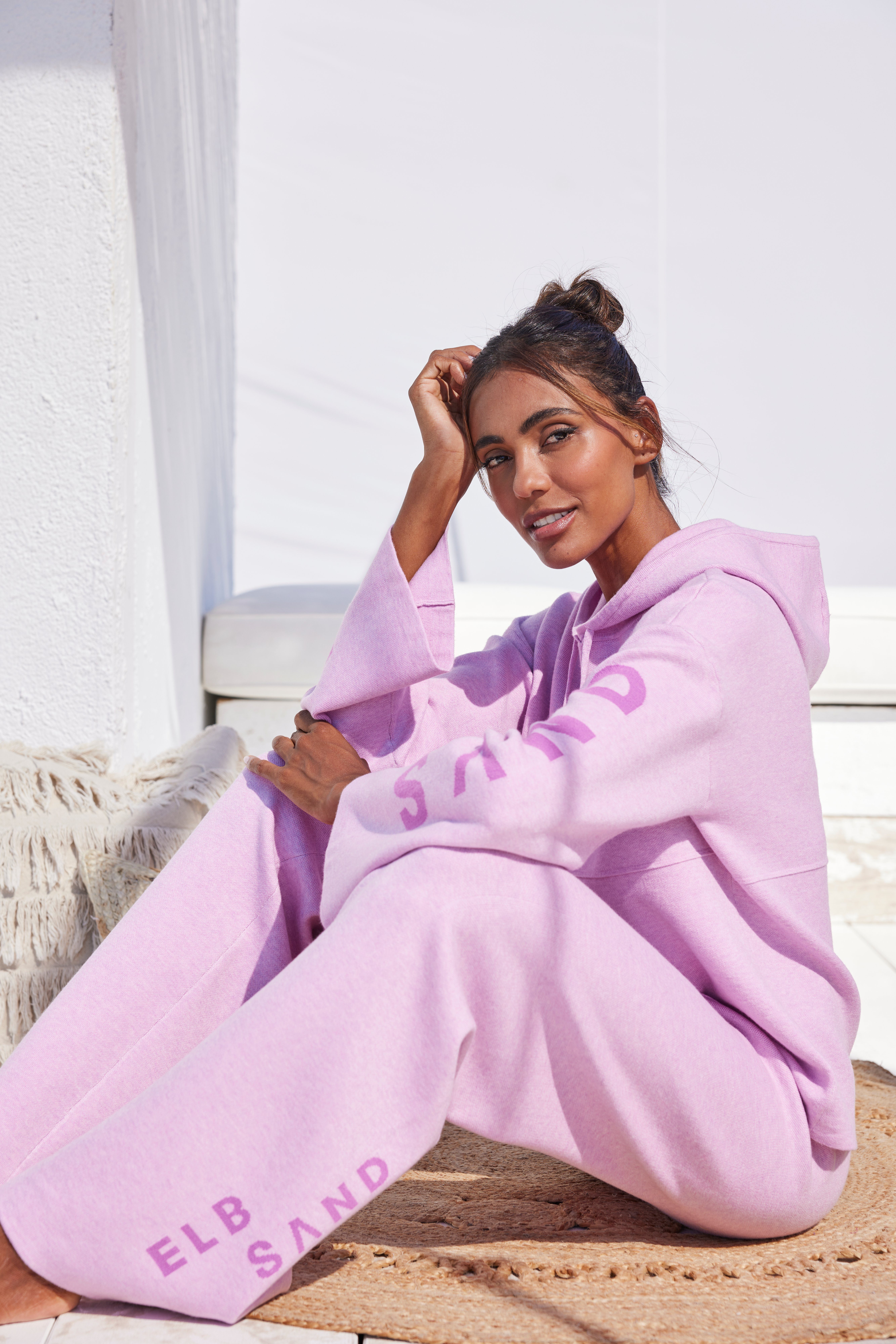 Elbsand Kapuzenpullover mit Logostickerei, Loungewear