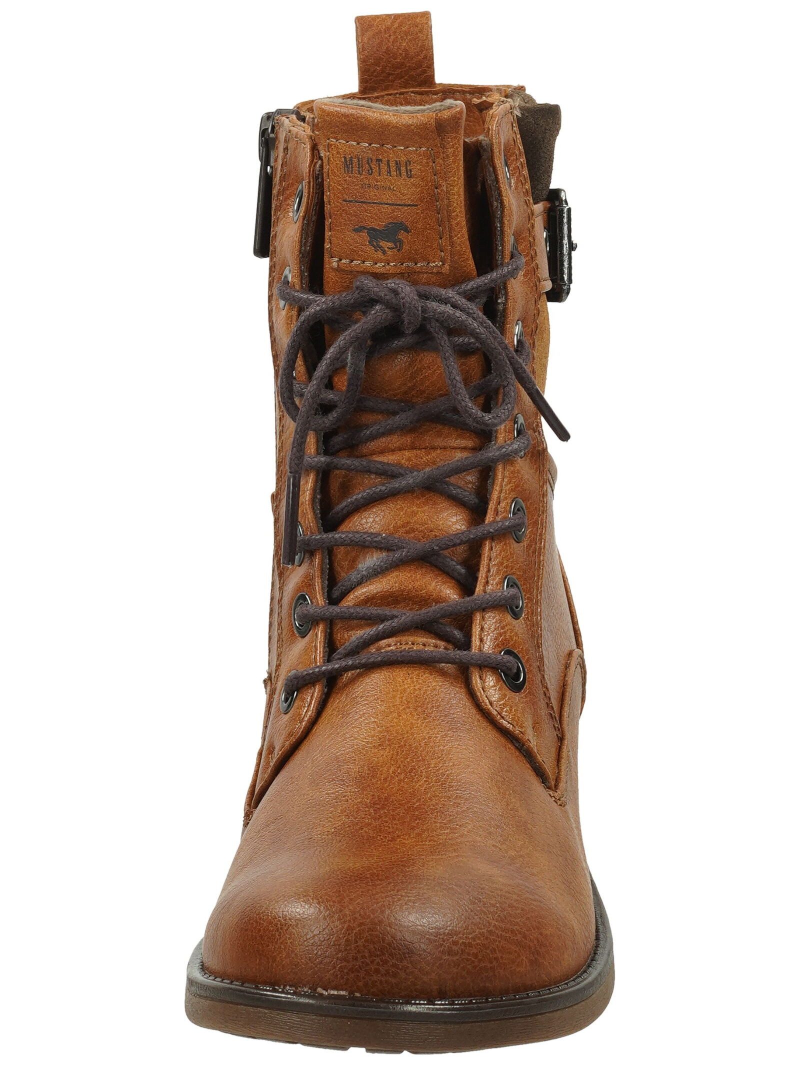 Mustang Shoes Stiefelette Lederimitat Schnürstiefelette