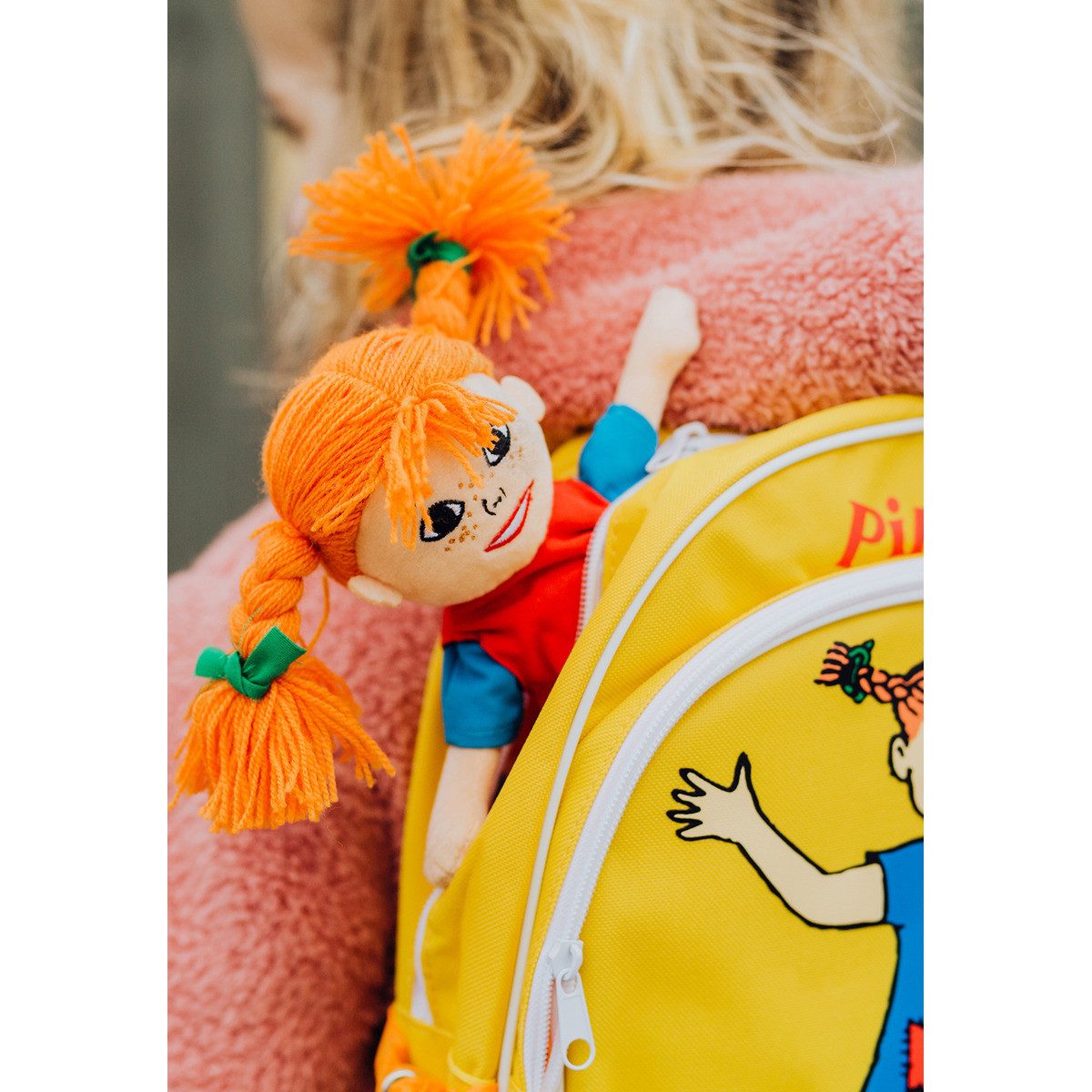 Pippi Langstrumpf Stoffpuppe Pippi Langstrumpf 20 cm Mädchen (1-tlg) – Bild 3 von 5