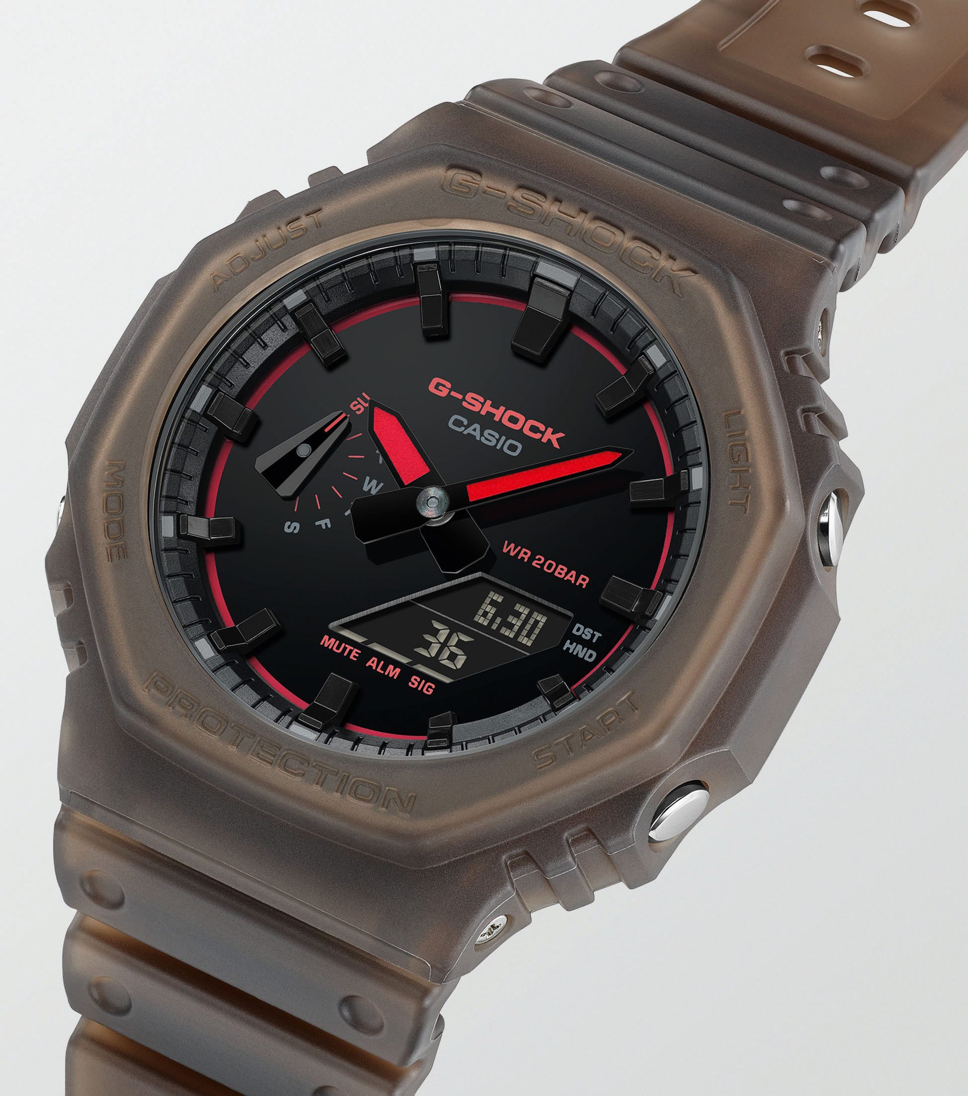 CASIO G-SHOCK Chronograph GA-2100K-5AER, Quarzuhr, Armbanduhr, Herrenuhr, analog, digital