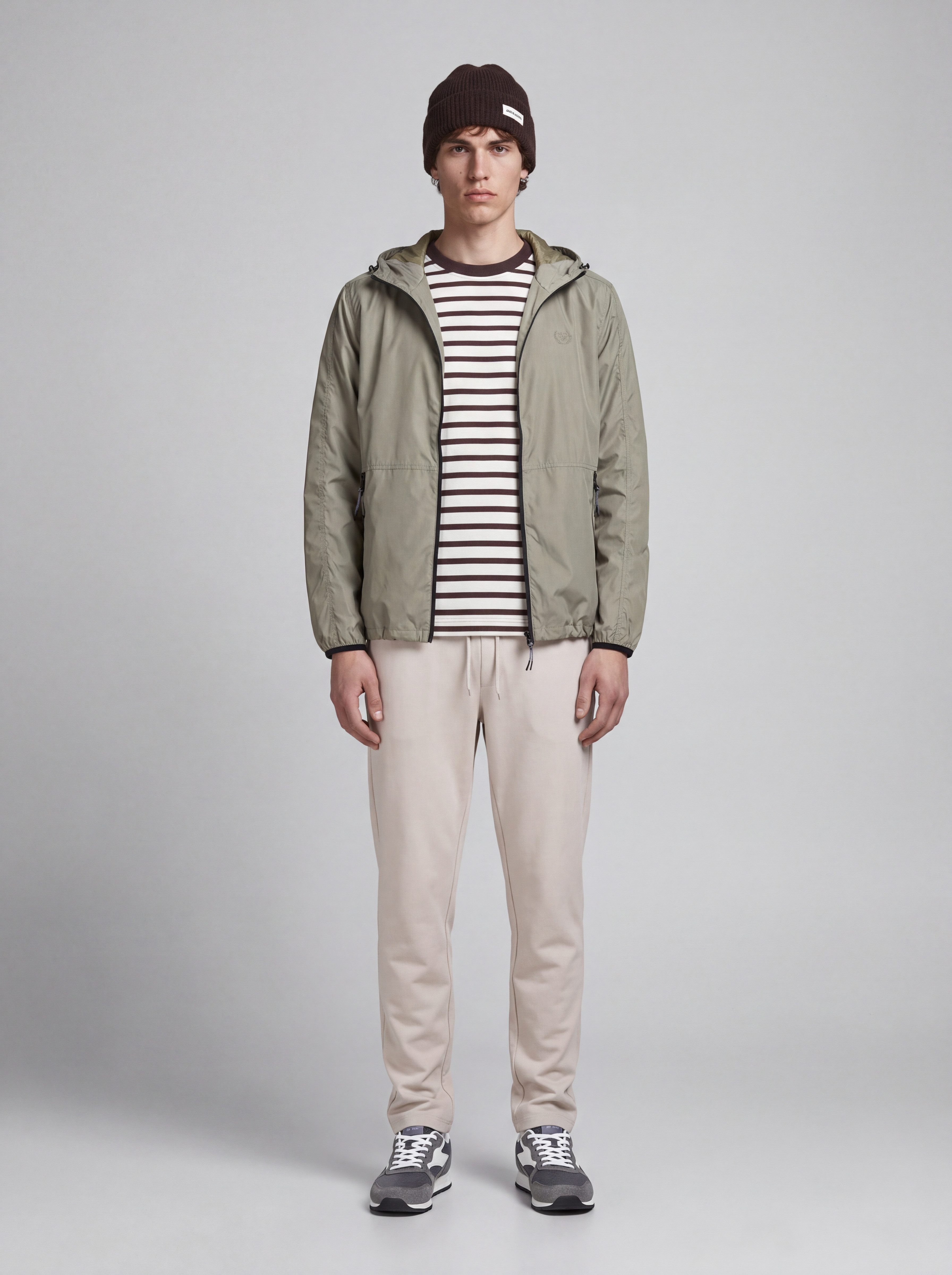 Jack & Jones Schlupfhose JPSTKANE WILLIAM JOGGER NOOS Materialmix, locker geschnitten – Bild 2 von 5