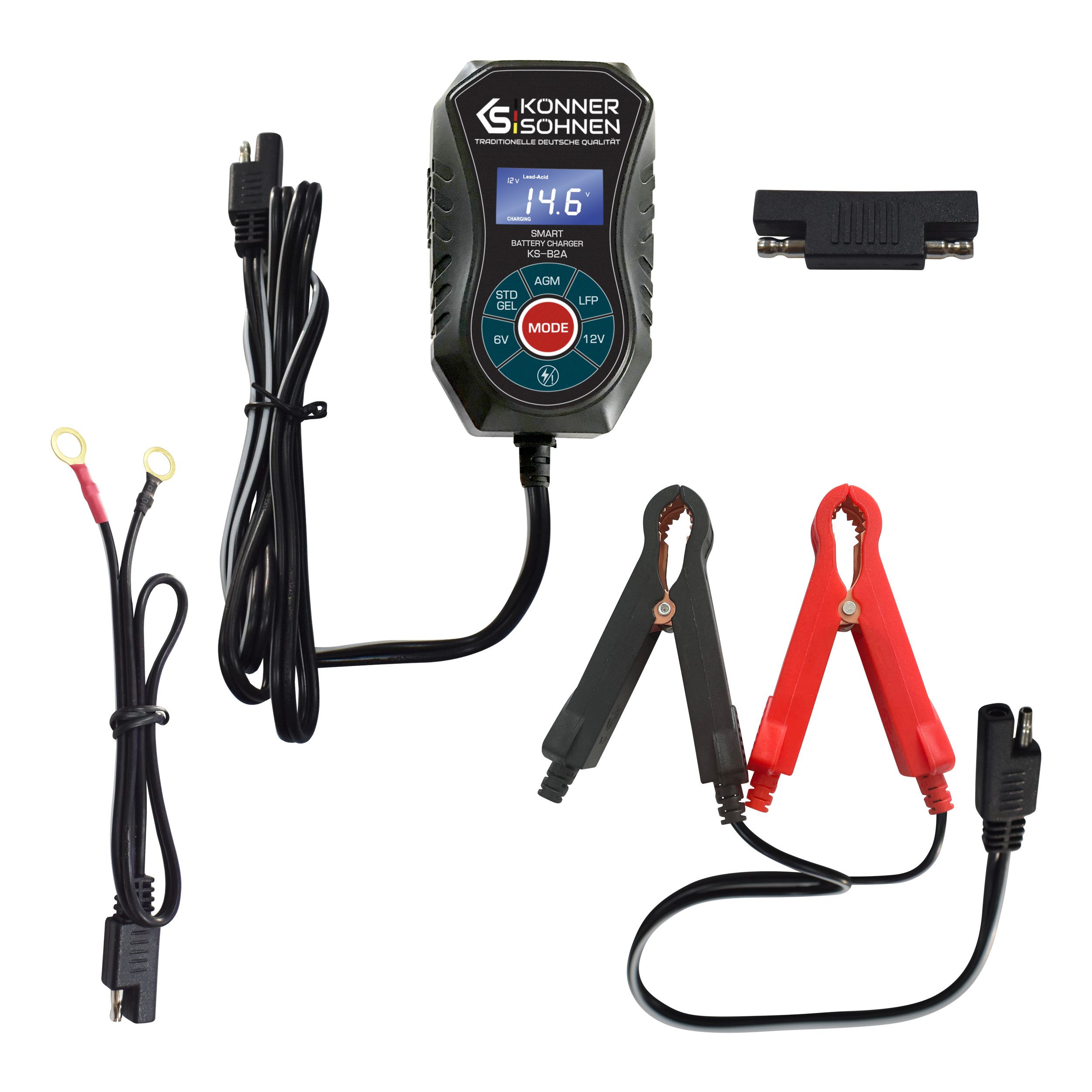 Könner & Söhnen Stromerzeuger KS-B2A, (1-tlg), Batterielader zum Aufladen von Generatorbatterien