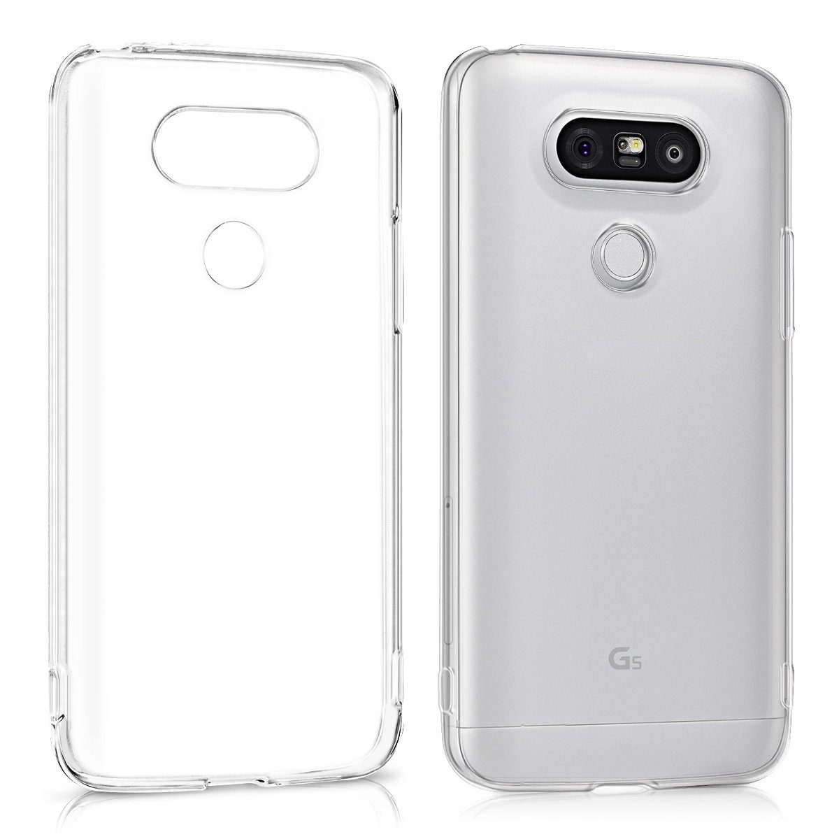kwmobile Handyhülle Hülle für LG G5 / G5 SE, Silikon Handyhülle transparent - Handy Case gummiert