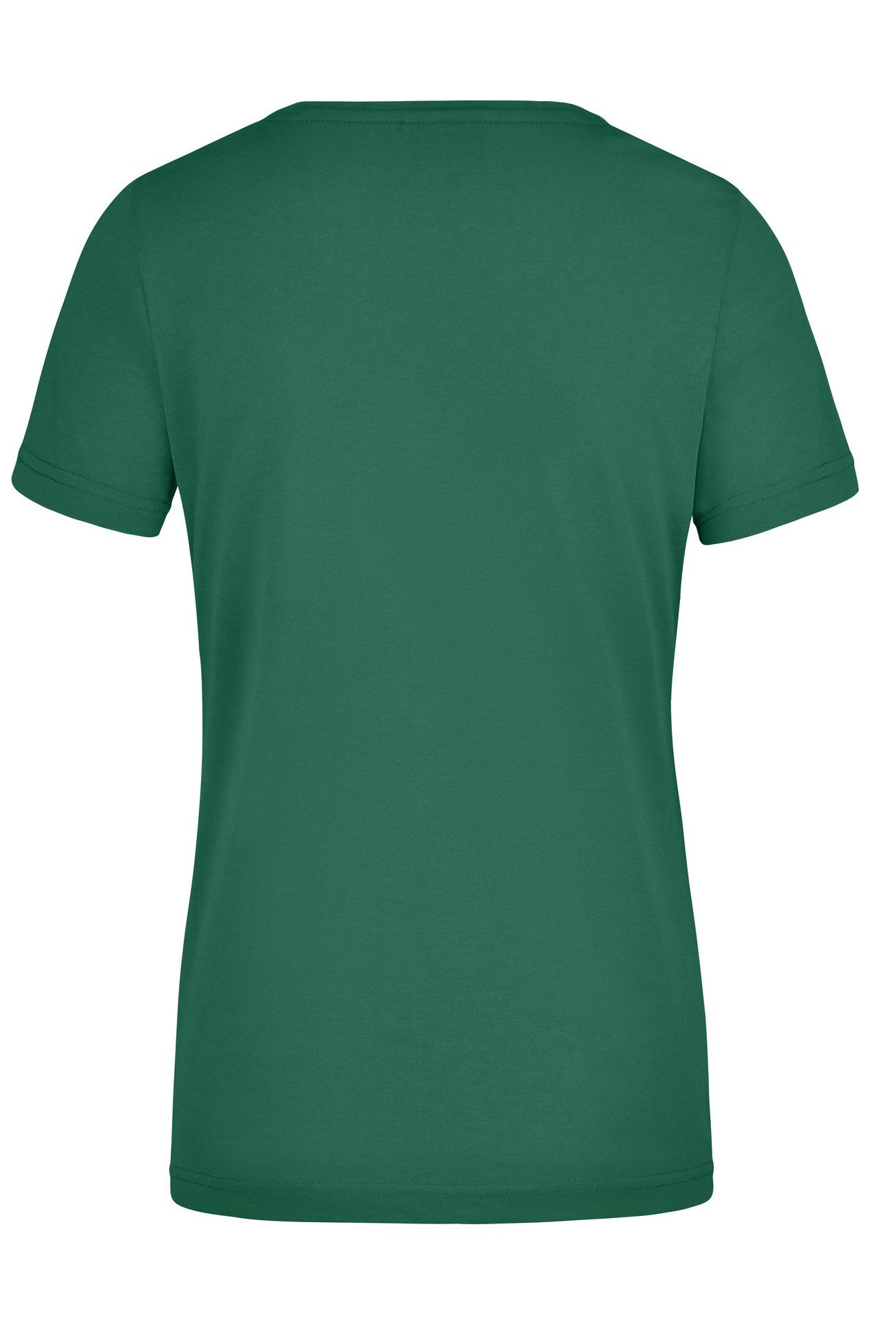 James & Nicholson T-Shirt 3er-Pack Strapazierfähiges und pflegeleichtes Damen T-Shirt JN837 (Spar-Set, 3er-Pack) Leicht tailliertes Damen T-Shirt mit V-Ausschnitt