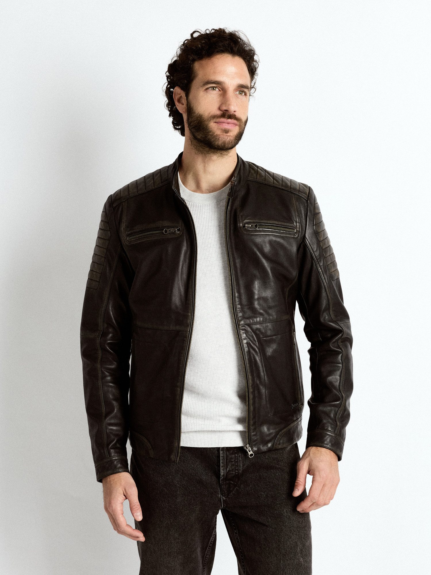 MUSTANG Lederjacke 31020180 günstig online kaufen