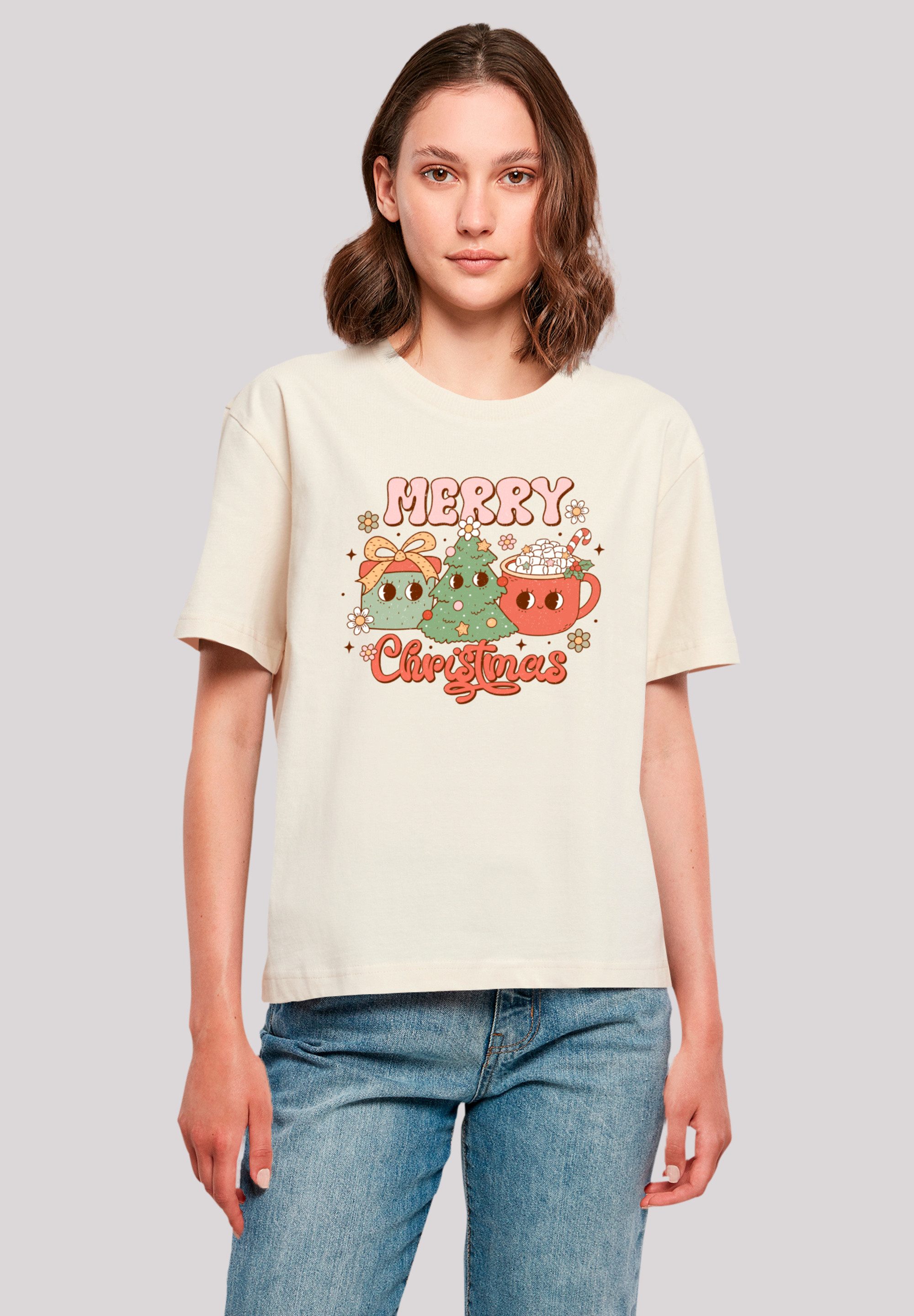 F4NT4STIC T-Shirt Merry Weihnachten Cozy And Cute Premium Qualität, Weihnachts-Kollection