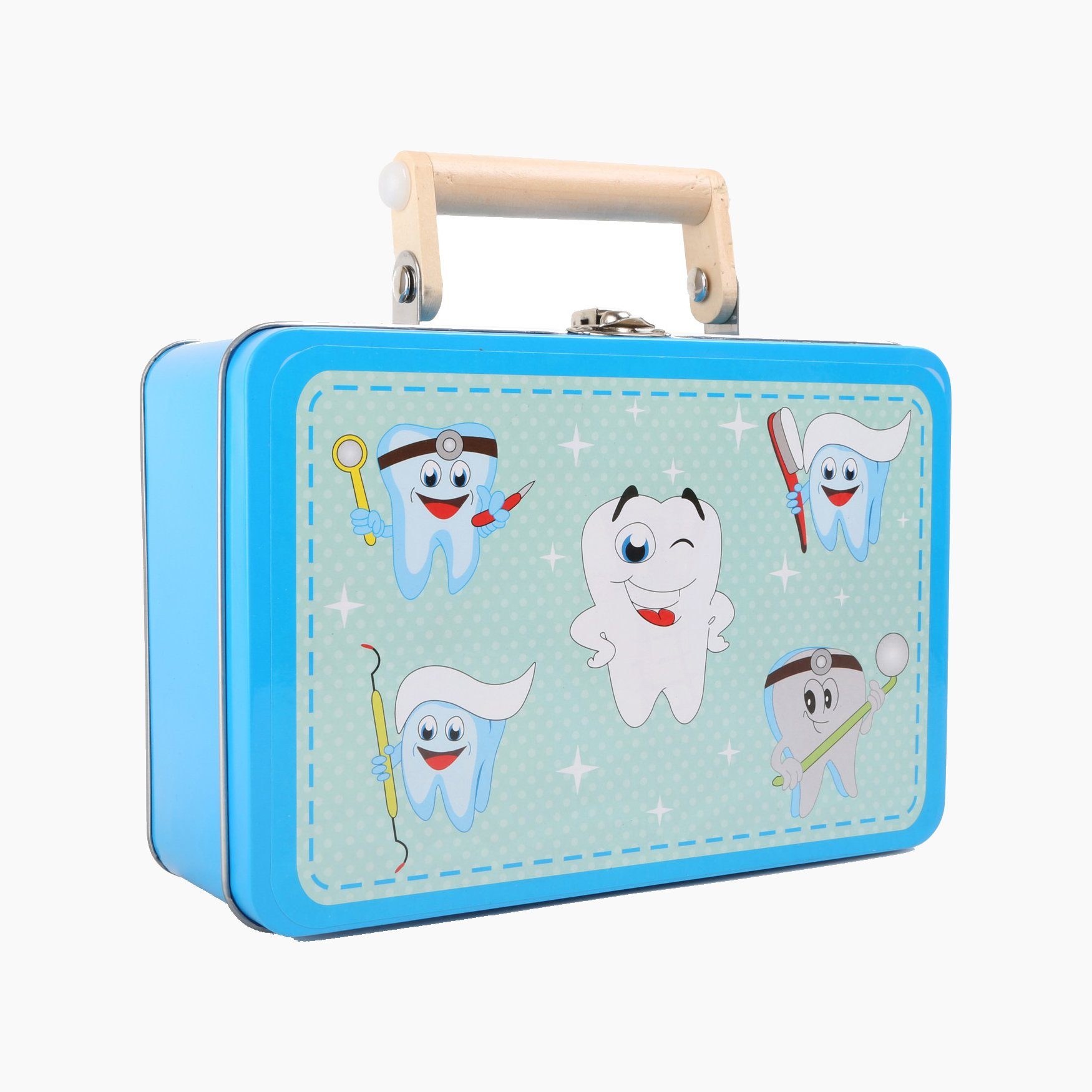 Small Foot Spielzeug-Arztkoffer Zahnarztpraxis im Koffer, Wer seine Kinder  auf den Zahnarzt vorbereiten möchte