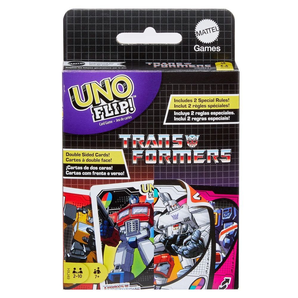 Mattel GmbH Spiel UNO Flip! Transformers