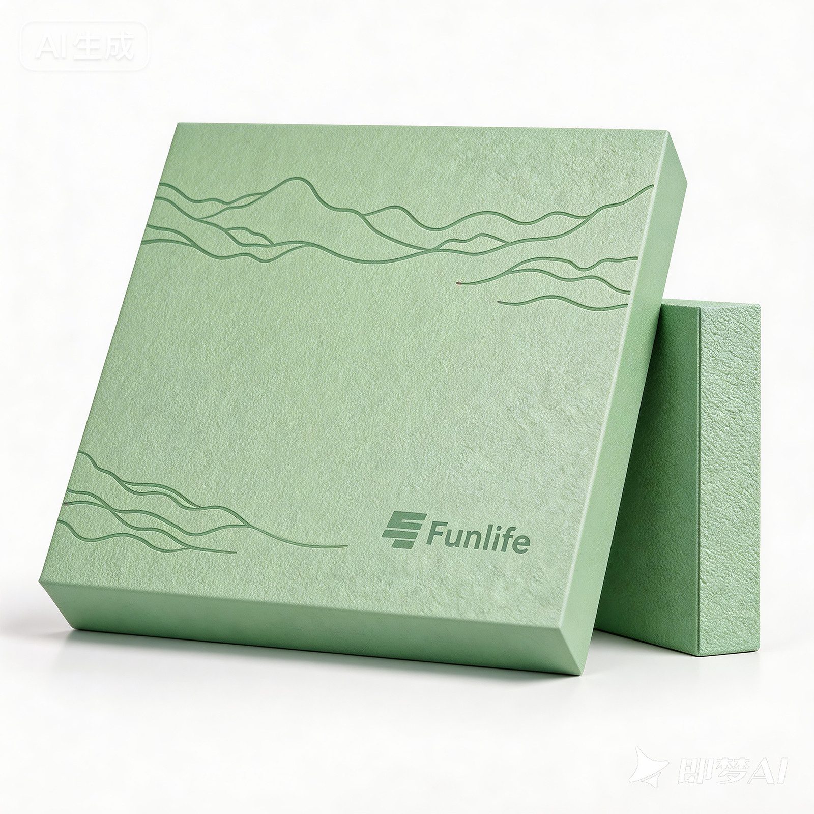 FunLife Balance Pad Design-Edition, (Einzelprodukt, Balance Training), 40 × 40 × 5 cm, EVA-Schaum, beidseitig strukturiert, bis 150 kg