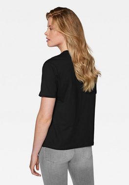 Mavi Rundhalsshirt MAVI PRINTED STRIPED SHORT SLE T-Shirt Mit Mavi Print