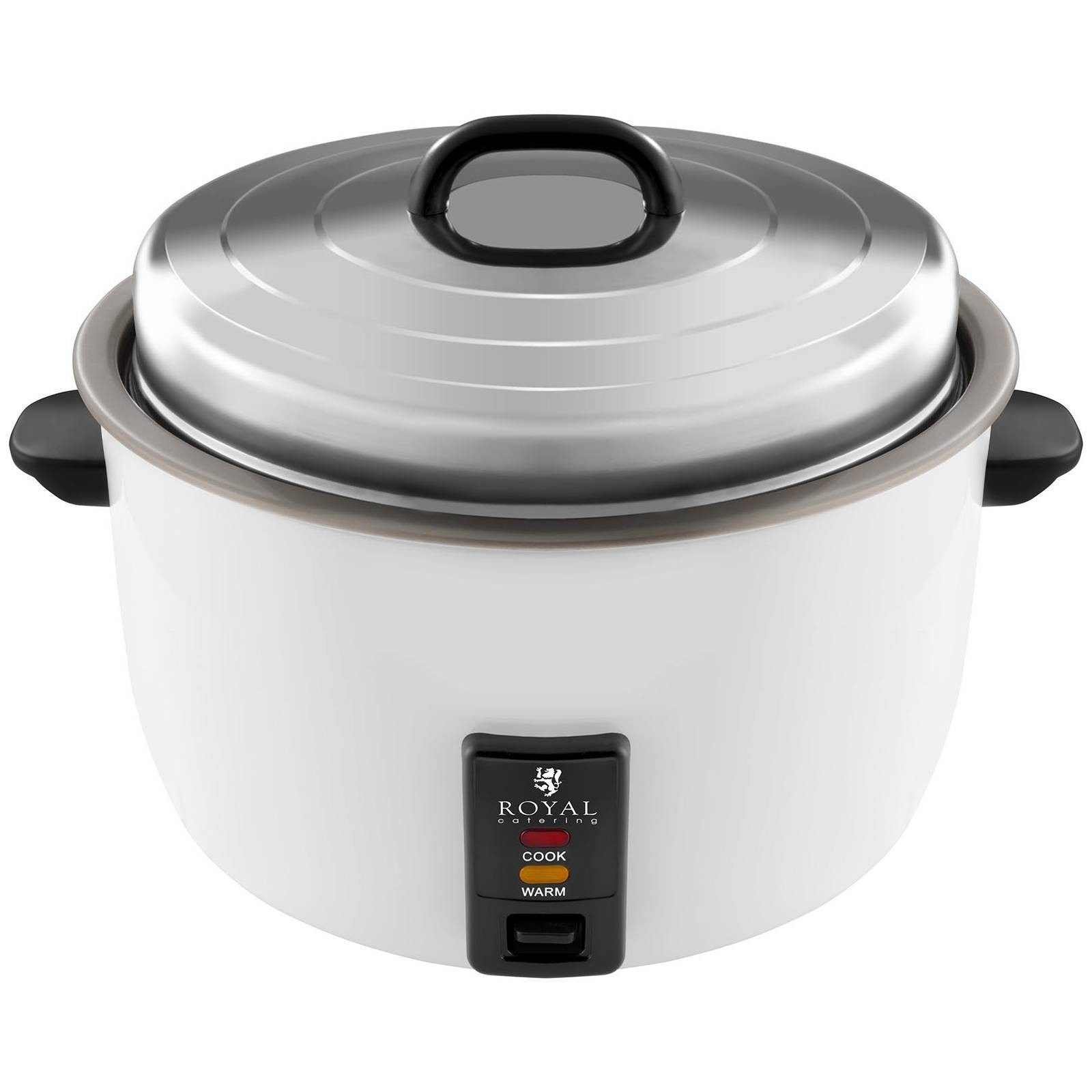 Royal Catering Reiskocher 23 L Multikocher Gastro Dampfgarer Schnellkochtopf Warmhaltefunktion, 3000 W