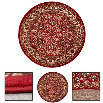 Orientteppich Kurzflor Teppich, Vimoda, Rechteckig, Höhe: 8 mm, mit Kunstvollem, Red, Klassischer, Wohnzimmer, Ornamenten