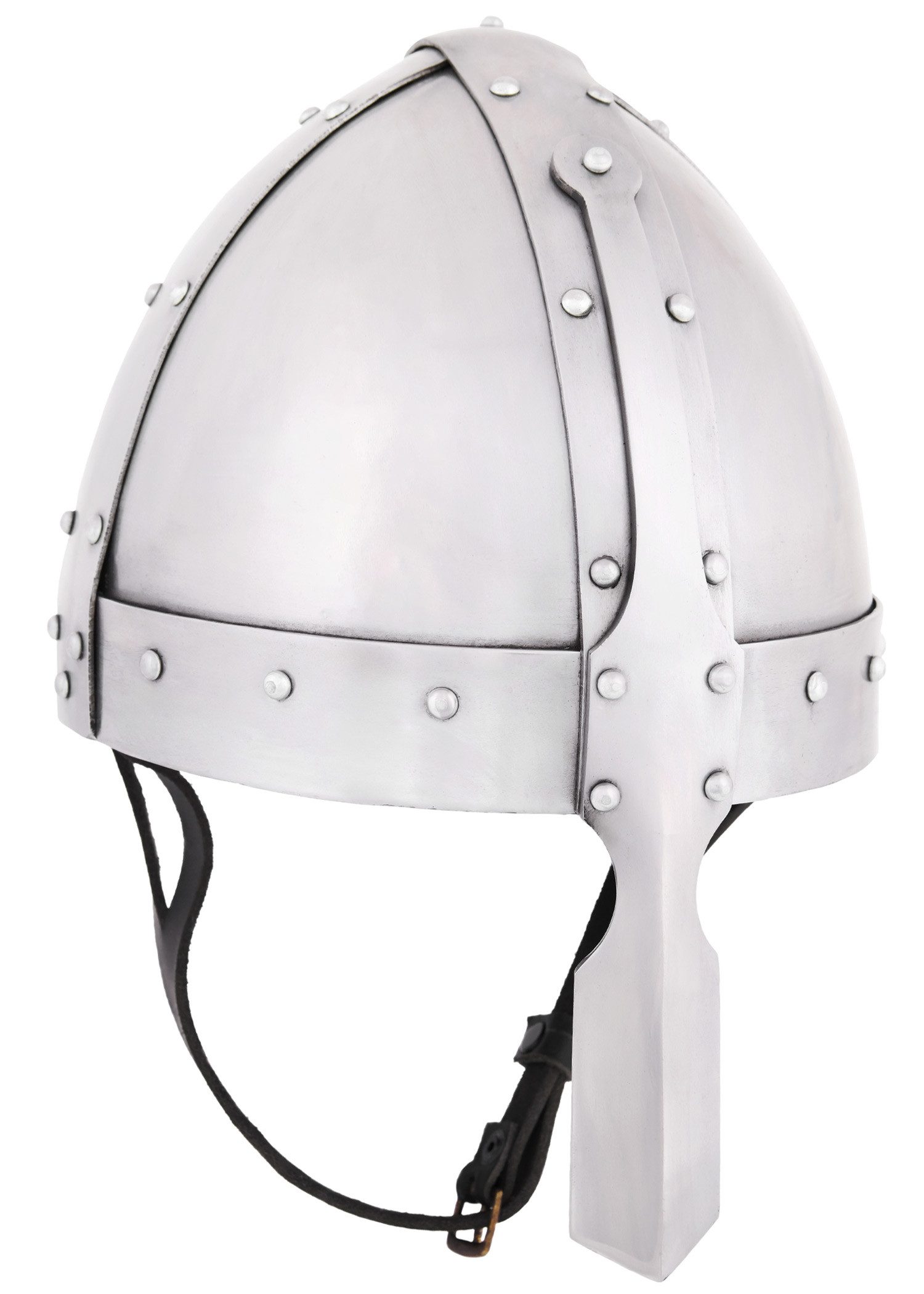 Battle Merchant Ritter-Kostüm Spangenhelm, 2 mm Stahl - schaukampftauglich