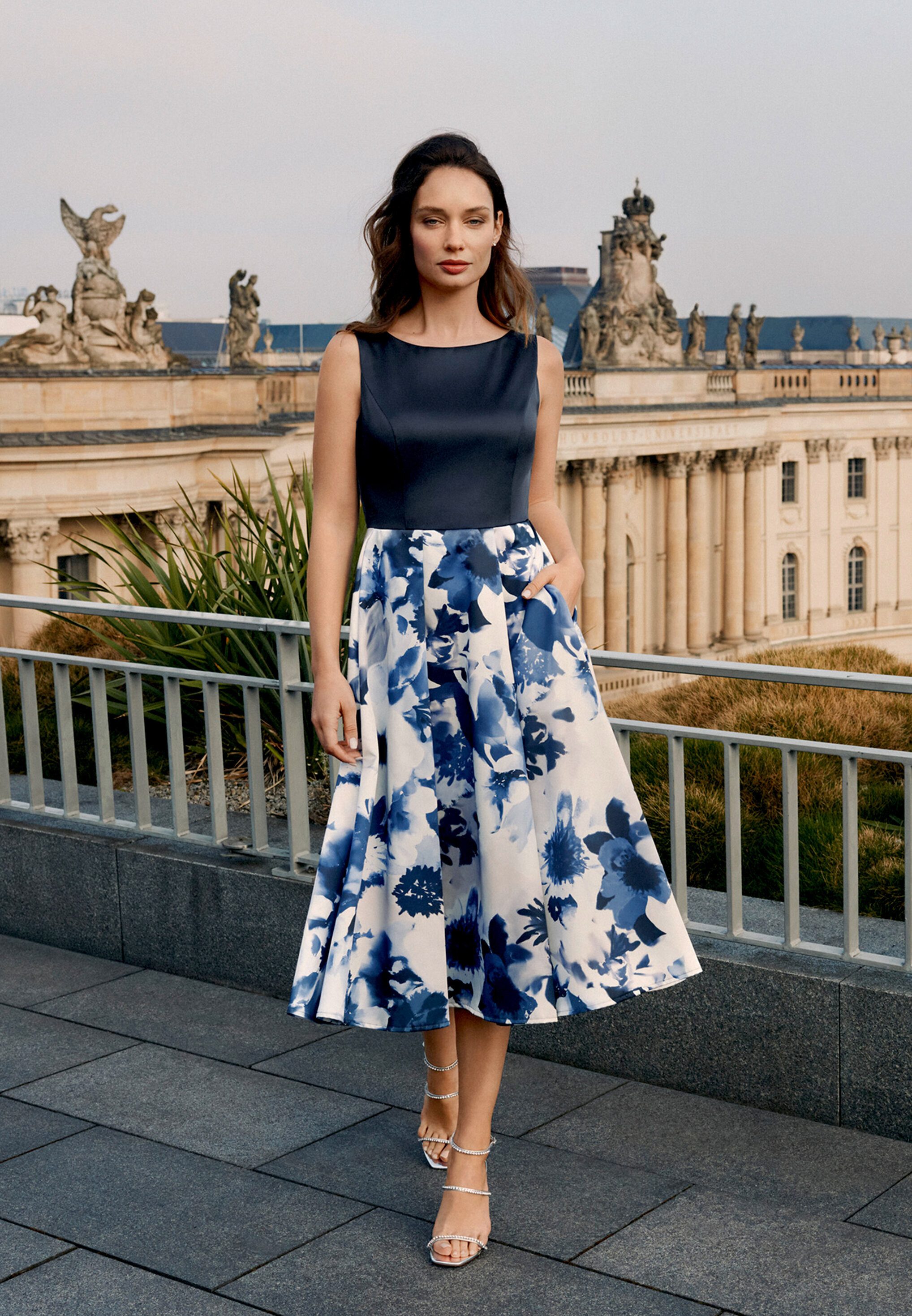 Vera Mont Cocktailkleid Damen mit ausgestelltem Rock
