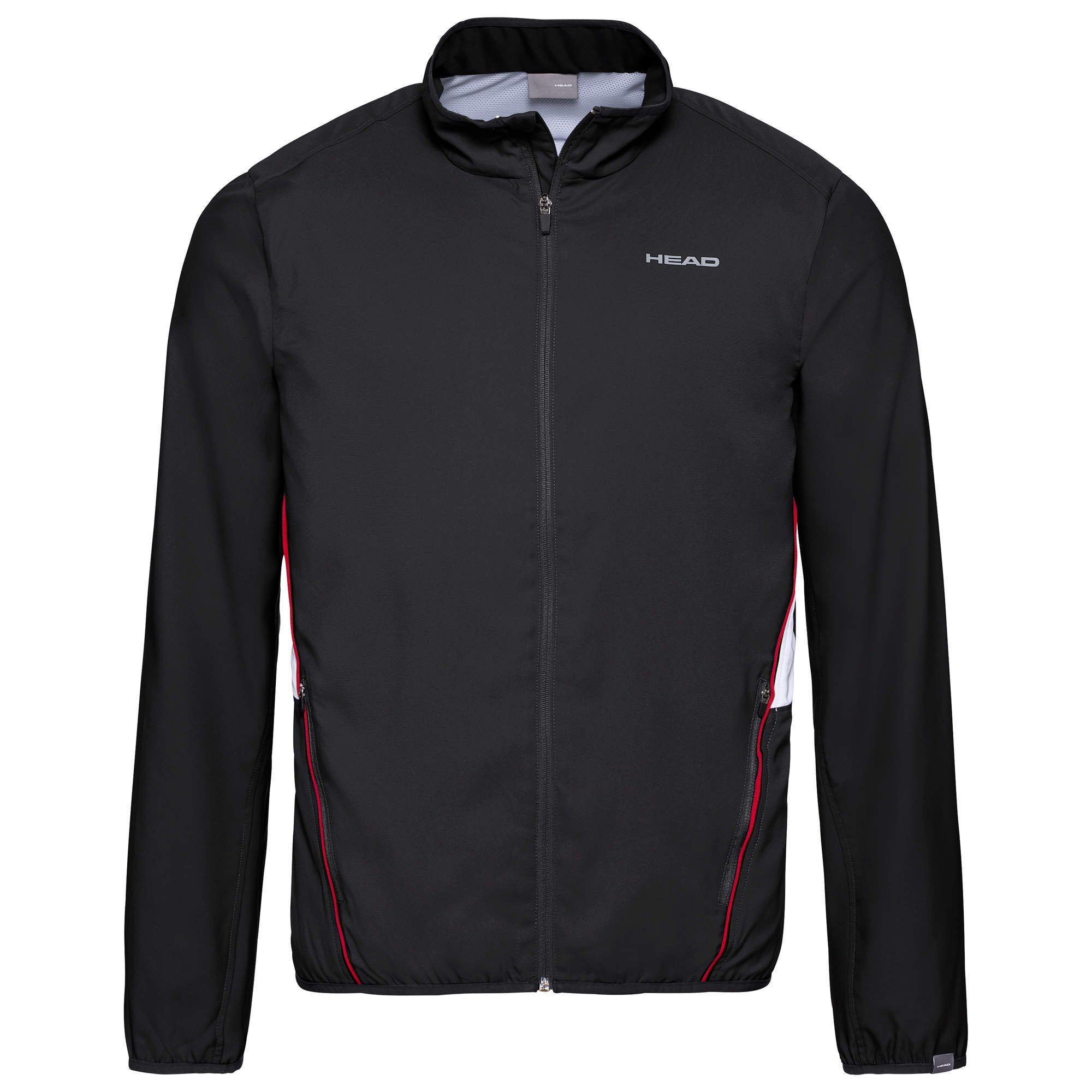 Tennisjacke Club schwarz Jungen