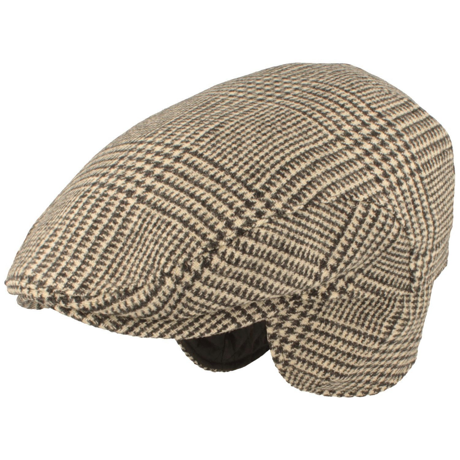 Breiter Schiebermütze Flache Schiebermütze aus Wolle günstig online kaufen